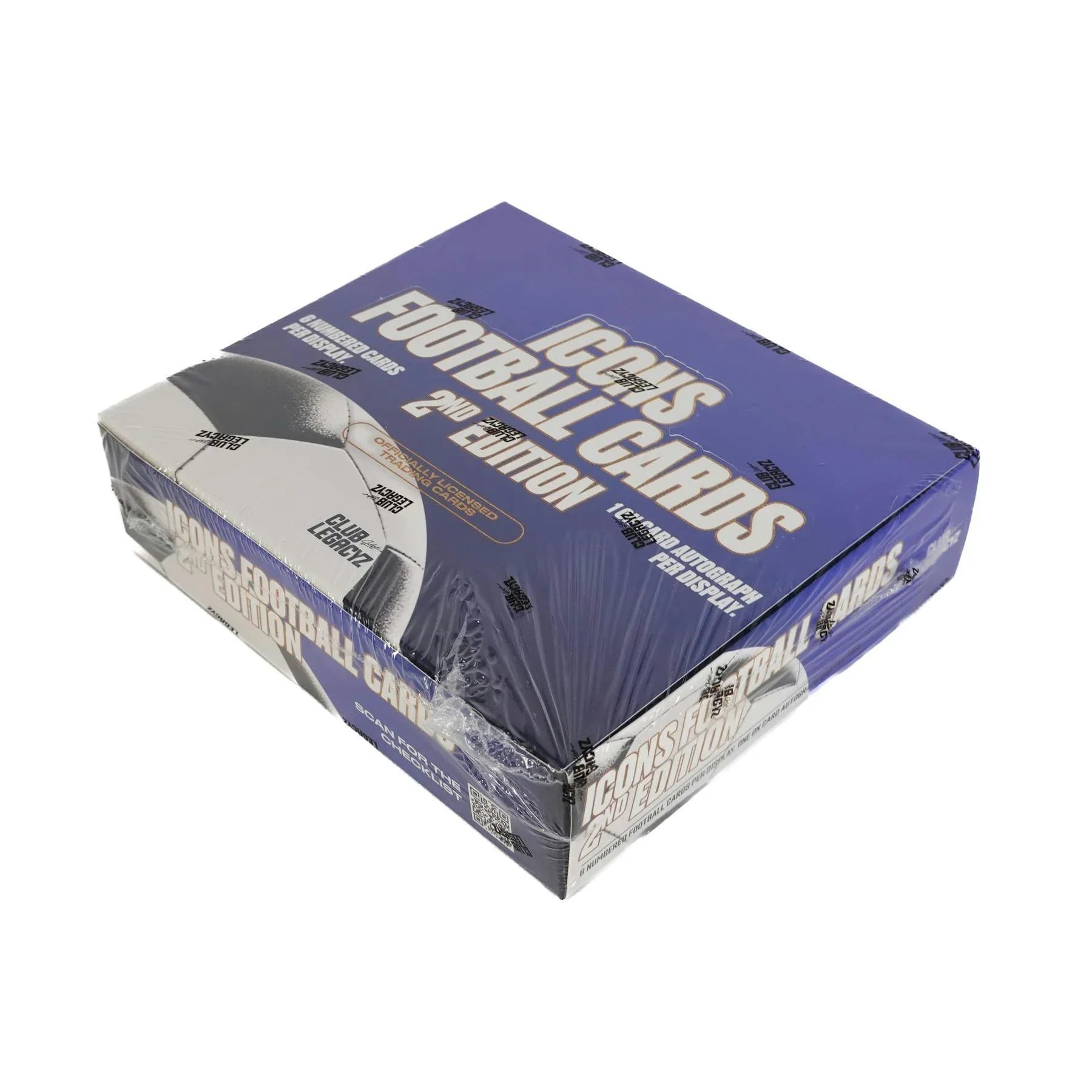 2025 Club Legacyz Icons Soccer Second Edition Hobby Box (Ships Sealed Only)