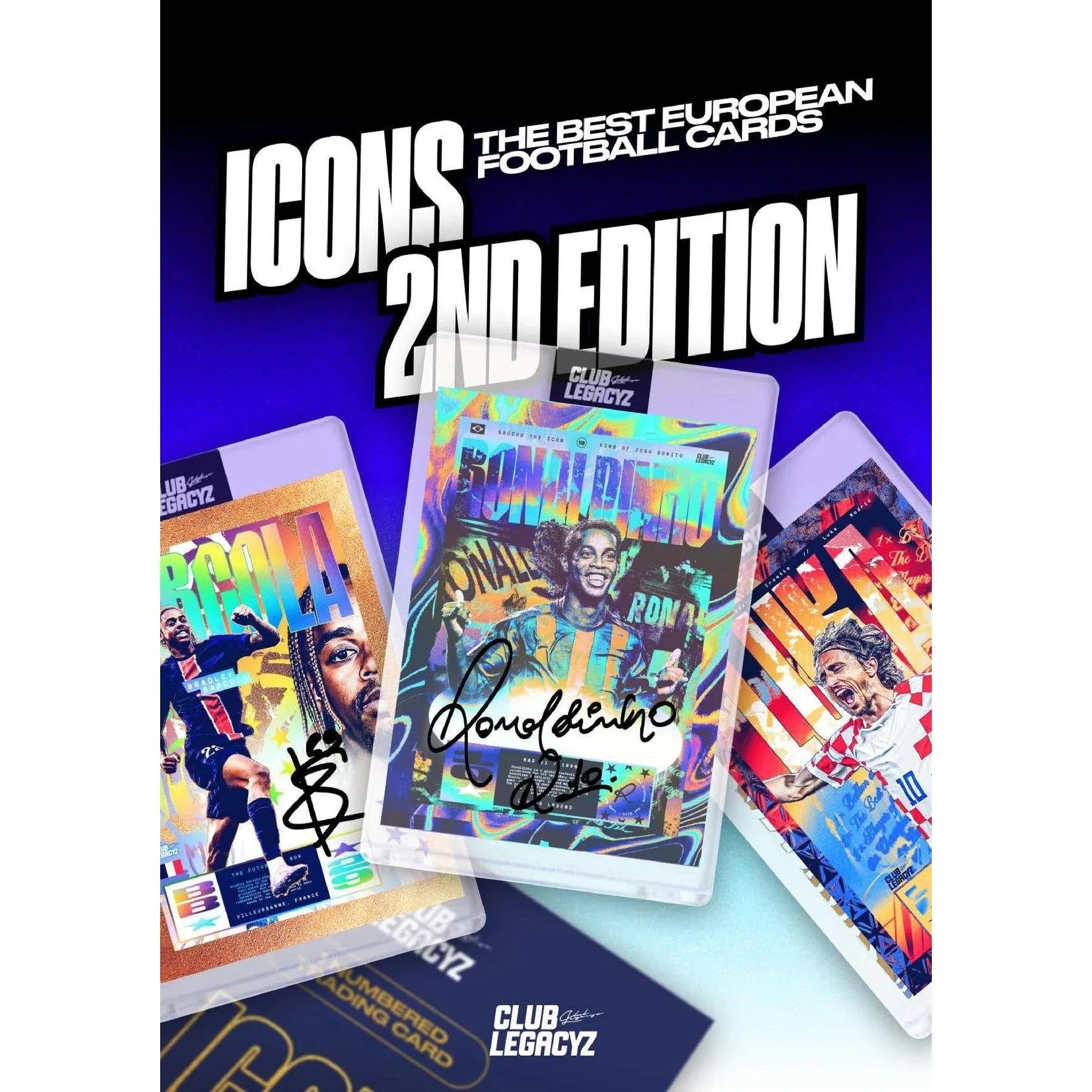 2025 Club Legacyz Icons Soccer Second Edition Hobby Box (Ships Sealed Only)