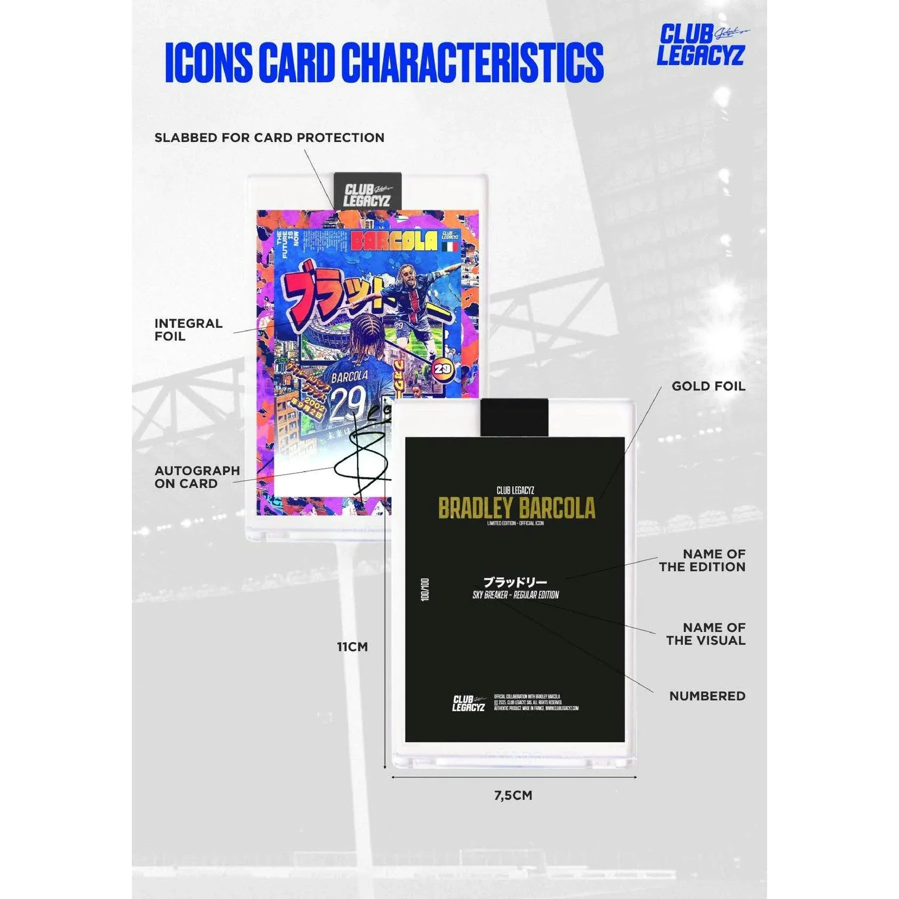 2025 Club Legacyz Icons Soccer Second Edition Hobby Box (Ships Sealed Only)
