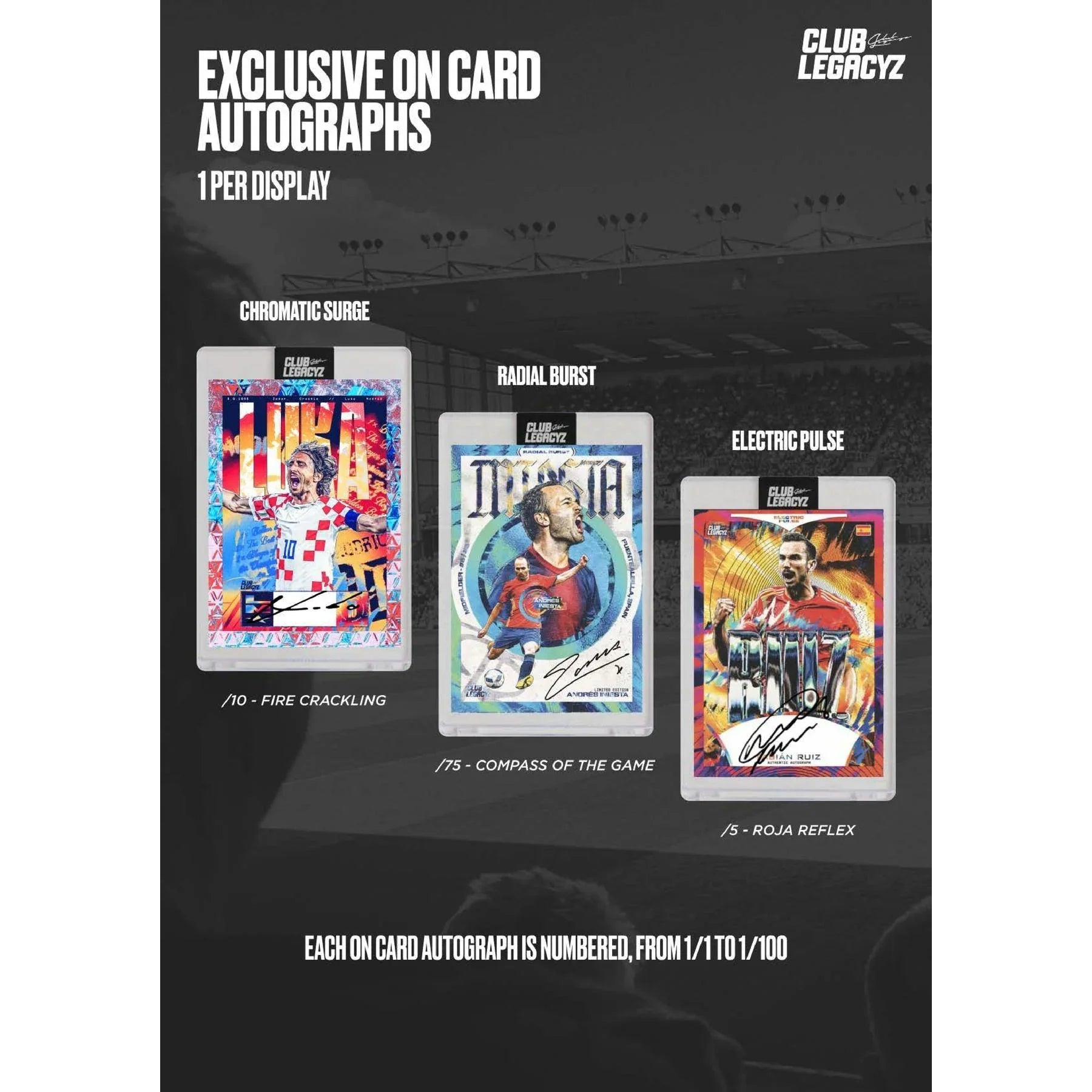 2025 Club Legacyz Icons Soccer Second Edition Hobby Box (Ships Sealed Only)