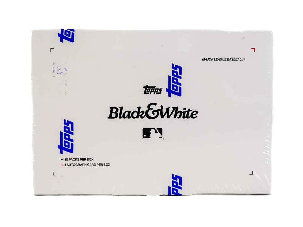 2025 Topps Black and White Baseball Collector Box (Ships Sealed Only)
