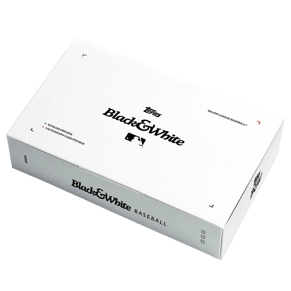 2025 Topps Black and White Baseball Collector 10 Box Case (Ships Sealed Only)