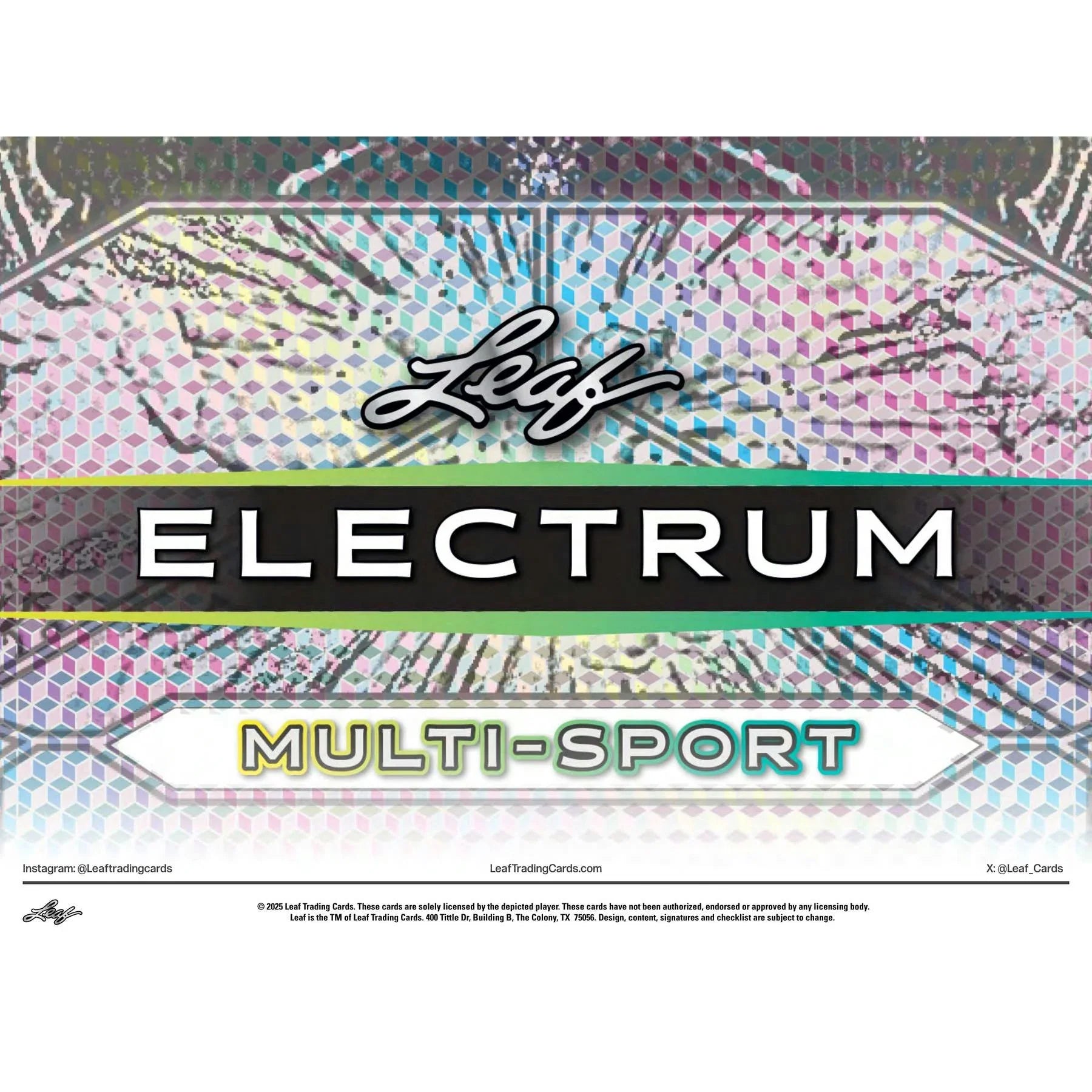 2025 Leaf Electrum Multisport Hobby Box (Ships Sealed Only)