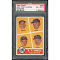 1960 Topps #465 New York Yankees Coaches Card | PSA 8