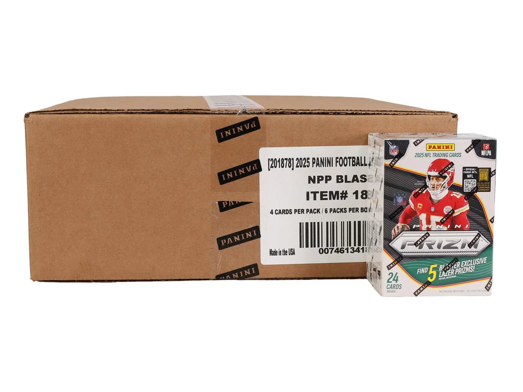 2025 Panini Prizm Football Blaster 20 Box Case Lazer Prizms (Ships Sealed Only)