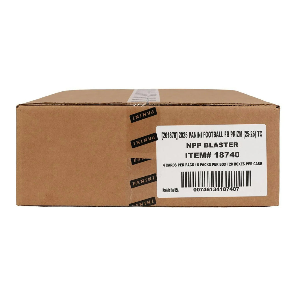 2025 Panini Prizm Football Blaster 20 Box Case Lazer Prizms (Ships Sealed Only)