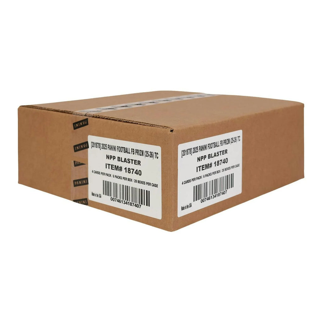 2025 Panini Prizm Football Blaster 20 Box Case Lazer Prizms (Ships Sealed Only)