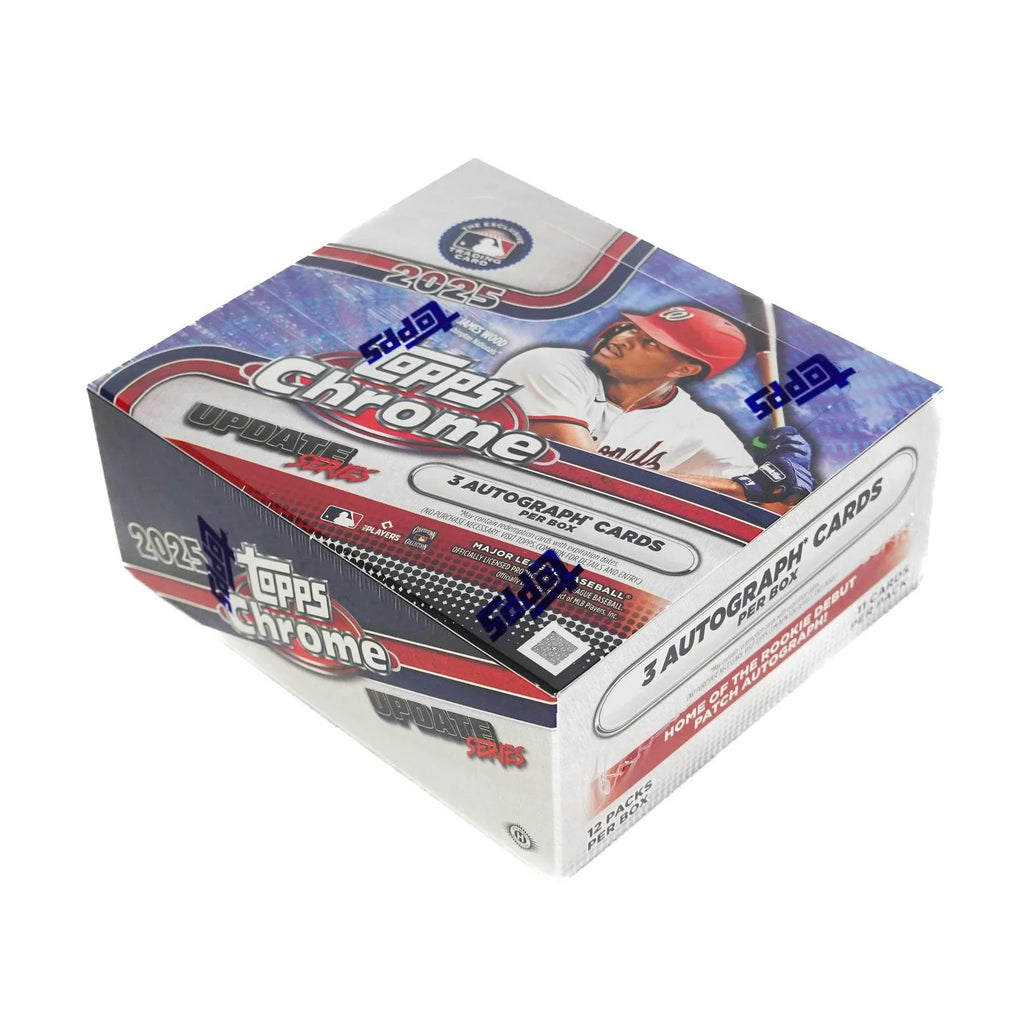 2025 Topps Chrome Update Series Baseball Hobby Jumbo Box (Ships Sealed Only)