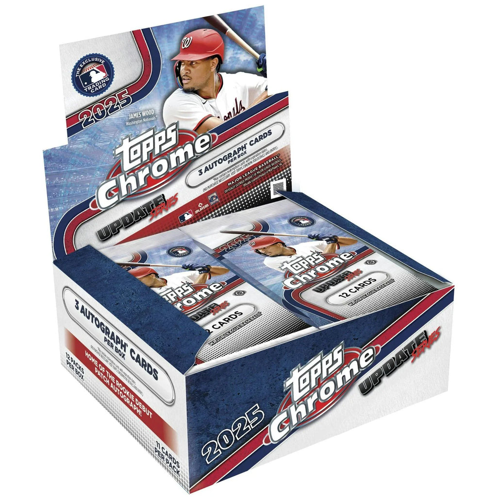 2025 Topps Chrome Update Series Baseball Hobby Jumbo Box (Ships Sealed Only)
