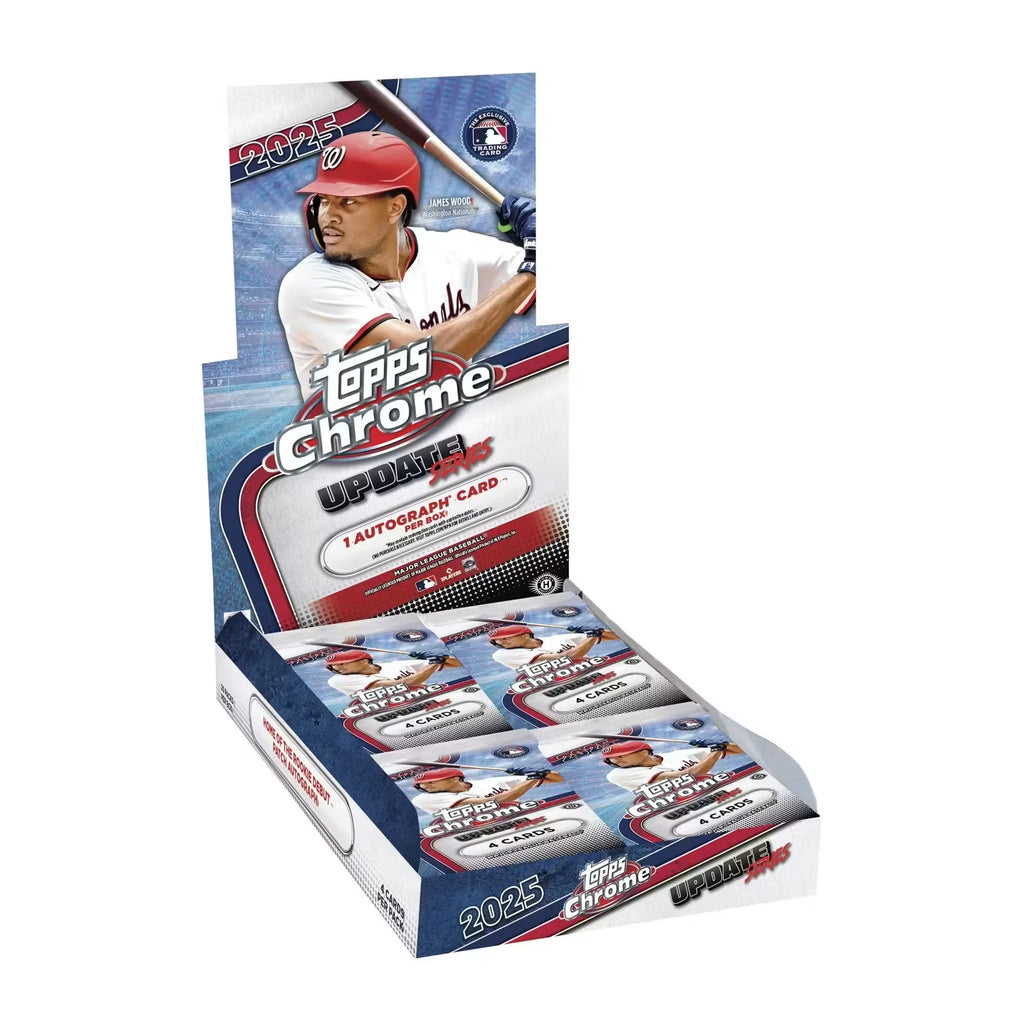 2025 Topps Chrome Update Series Baseball Hobby Box (Ships Sealed Only) - D
