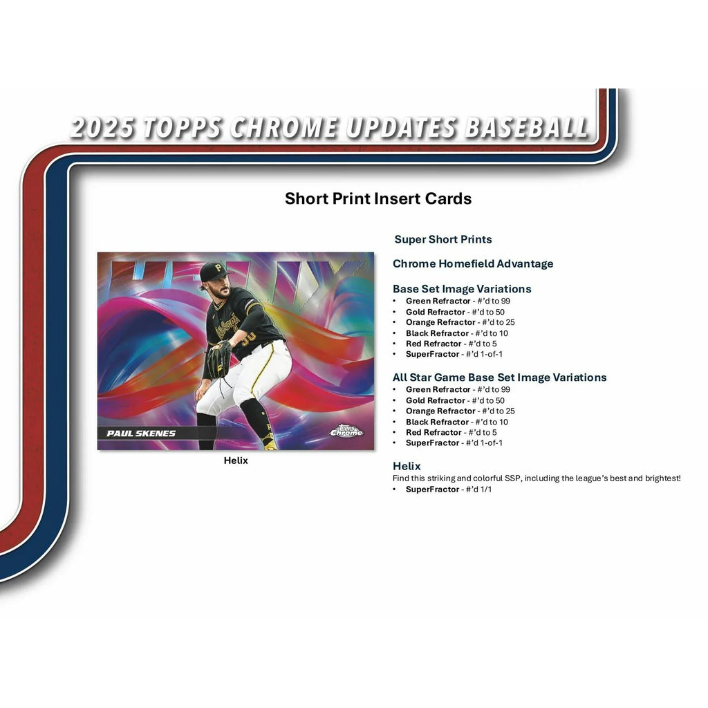 2025 Topps Chrome Update Series Baseball Mega 20 Box Case (Ships Sealed Only) - D2