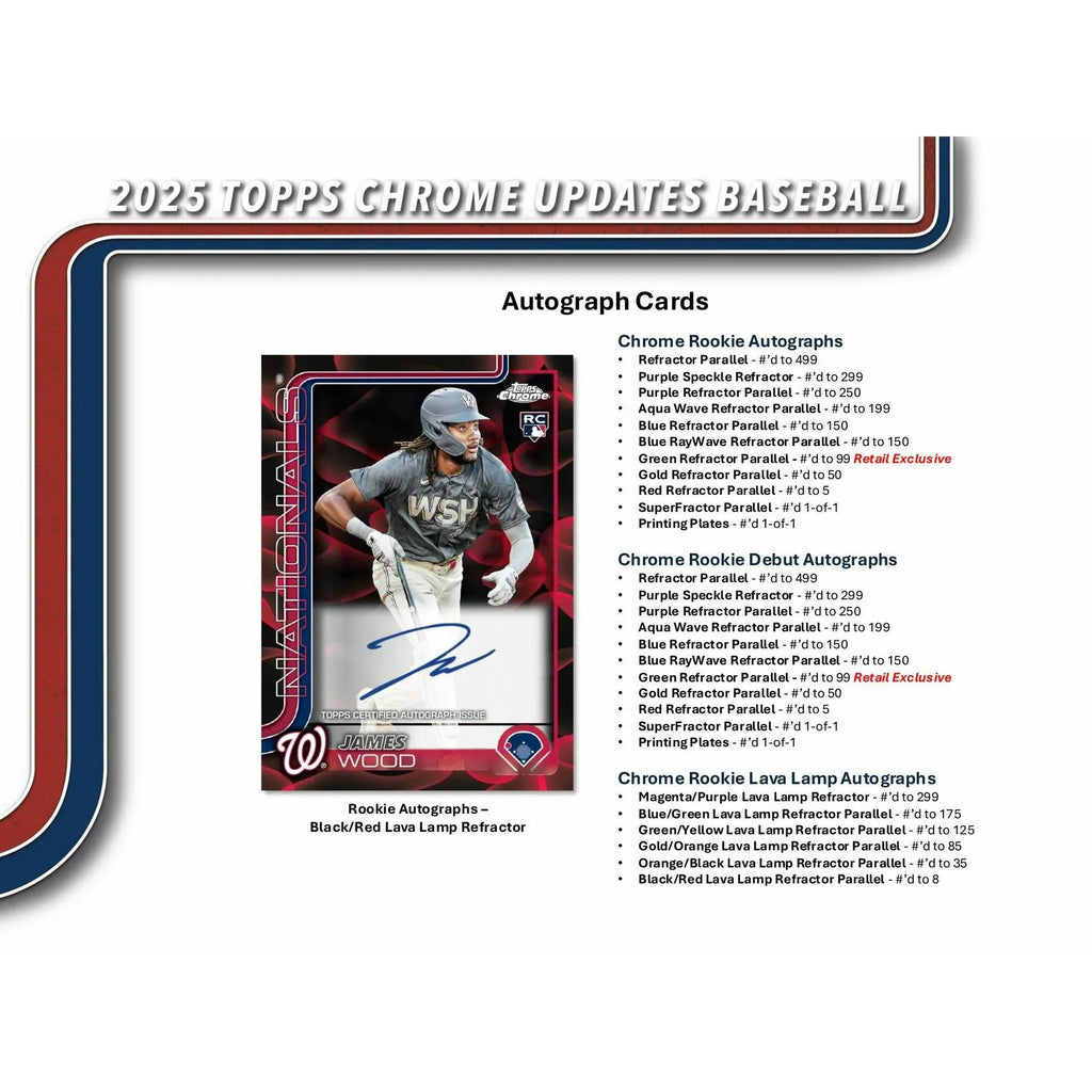 2025 Topps Chrome Update Series Baseball Mega 20 Box Case (Ships Sealed Only) - D2