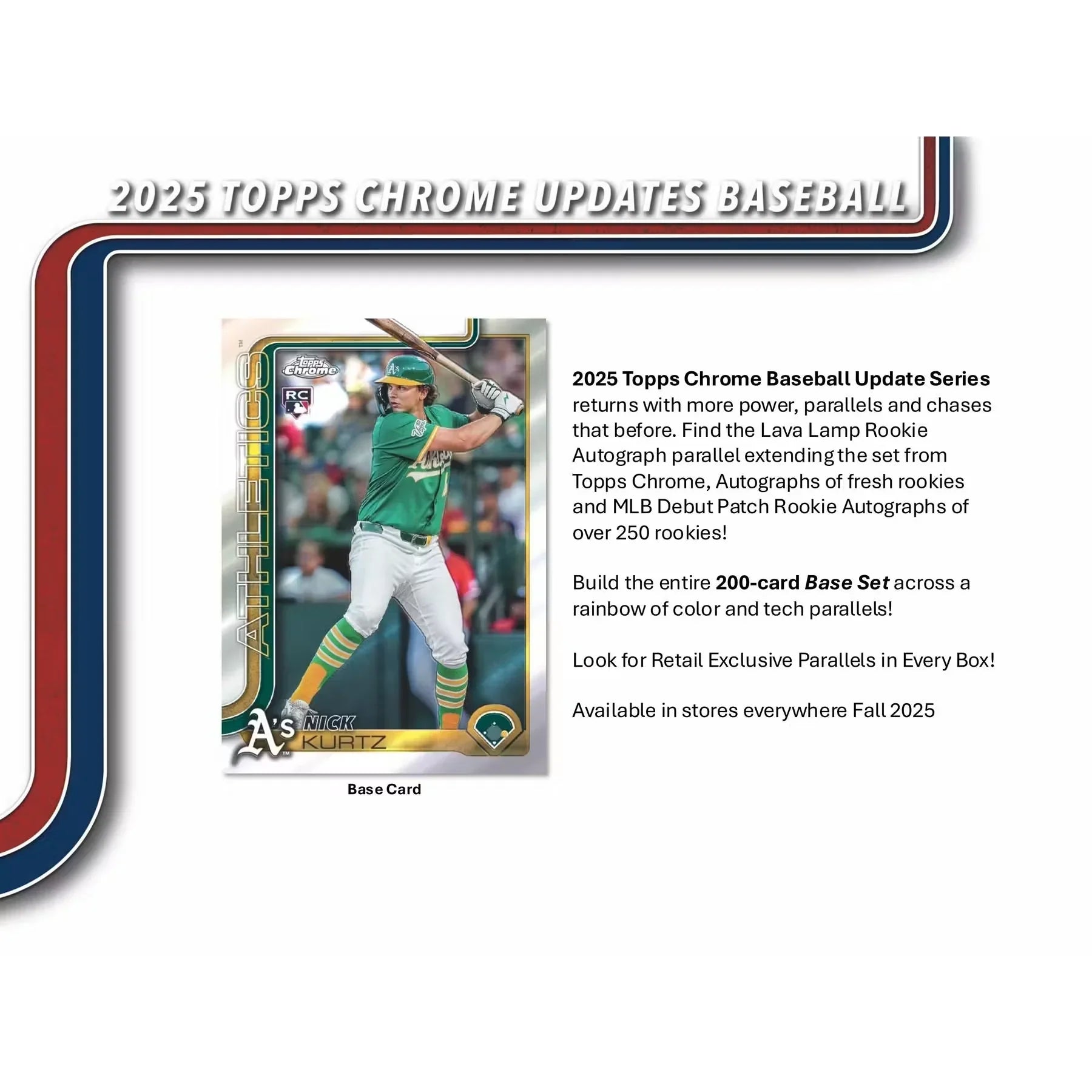 2025 Topps Chrome Update Series Baseball Blaster Box (Ships Sealed Only) - D