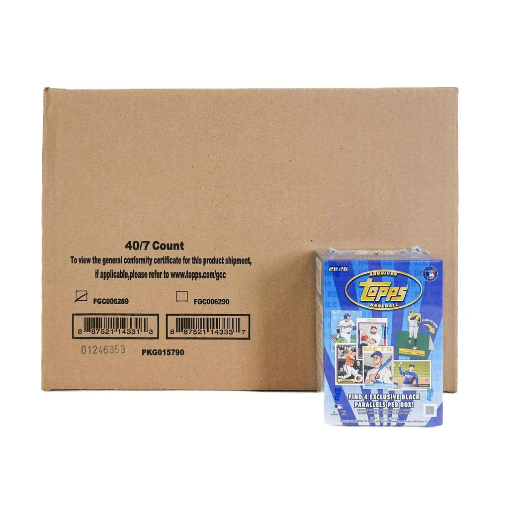 2025 Topps Archives Baseball Blaster 40 Box Case (Ships Sealed Only)