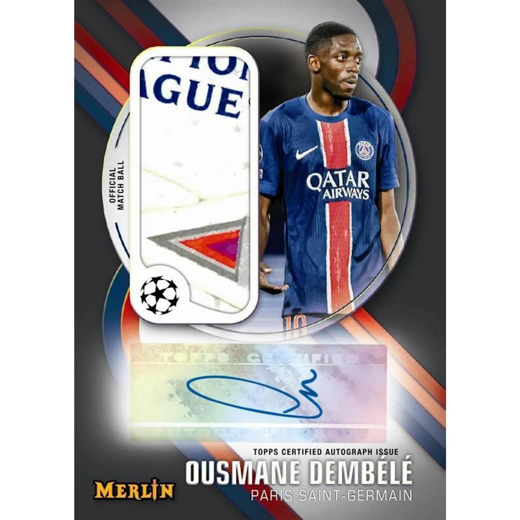 2024 25 Topps Chrome Merlin UEFA Club Competitions Soccer Blaster Box (Ships Sealed Only)