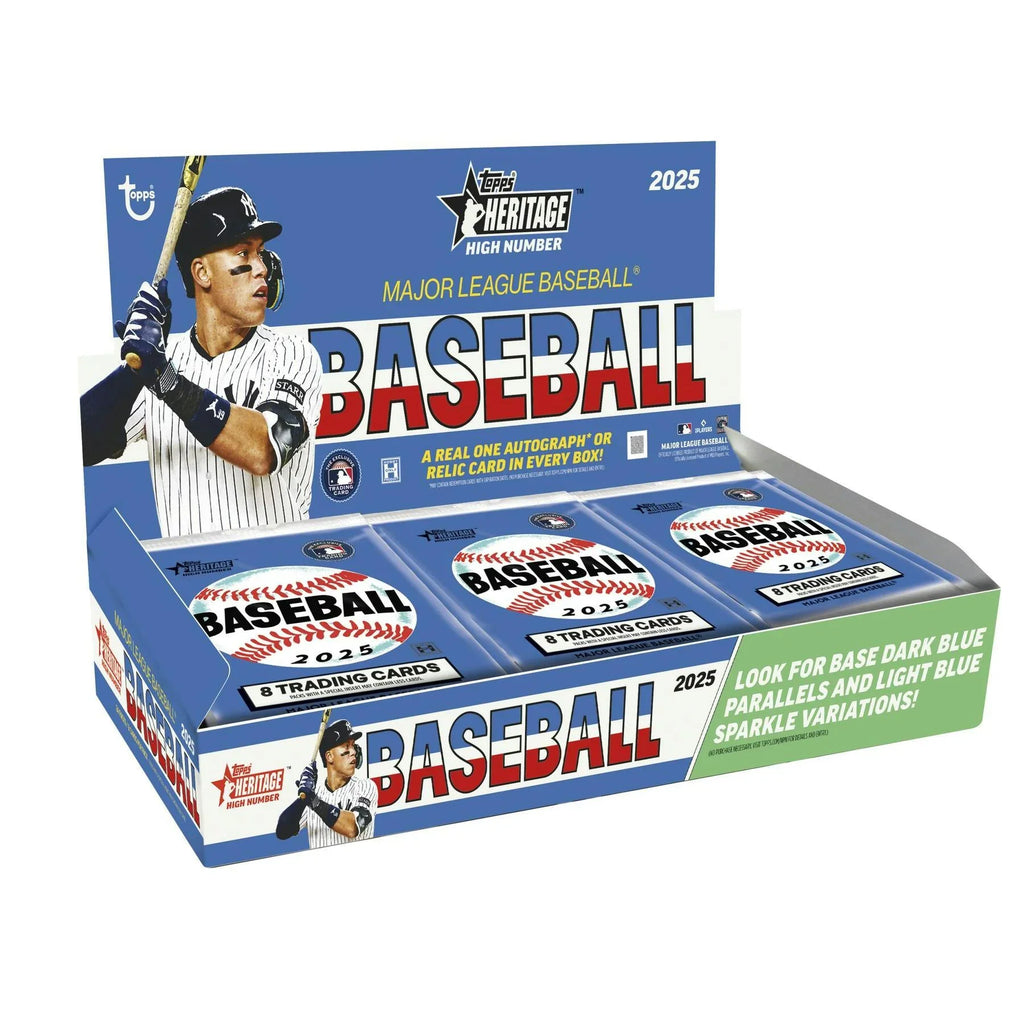 2025 Topps Heritage High Number Baseball Hobby 12 Box Case (Ships Sealed Only)