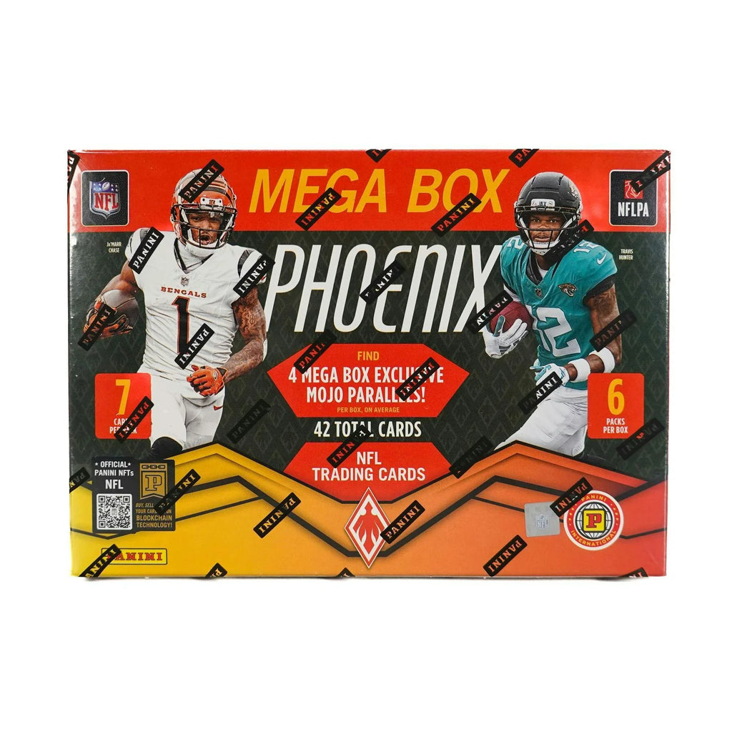 2025 Panini Phoenix Football Hobby International Mega Box (Ships Sealed Only)
