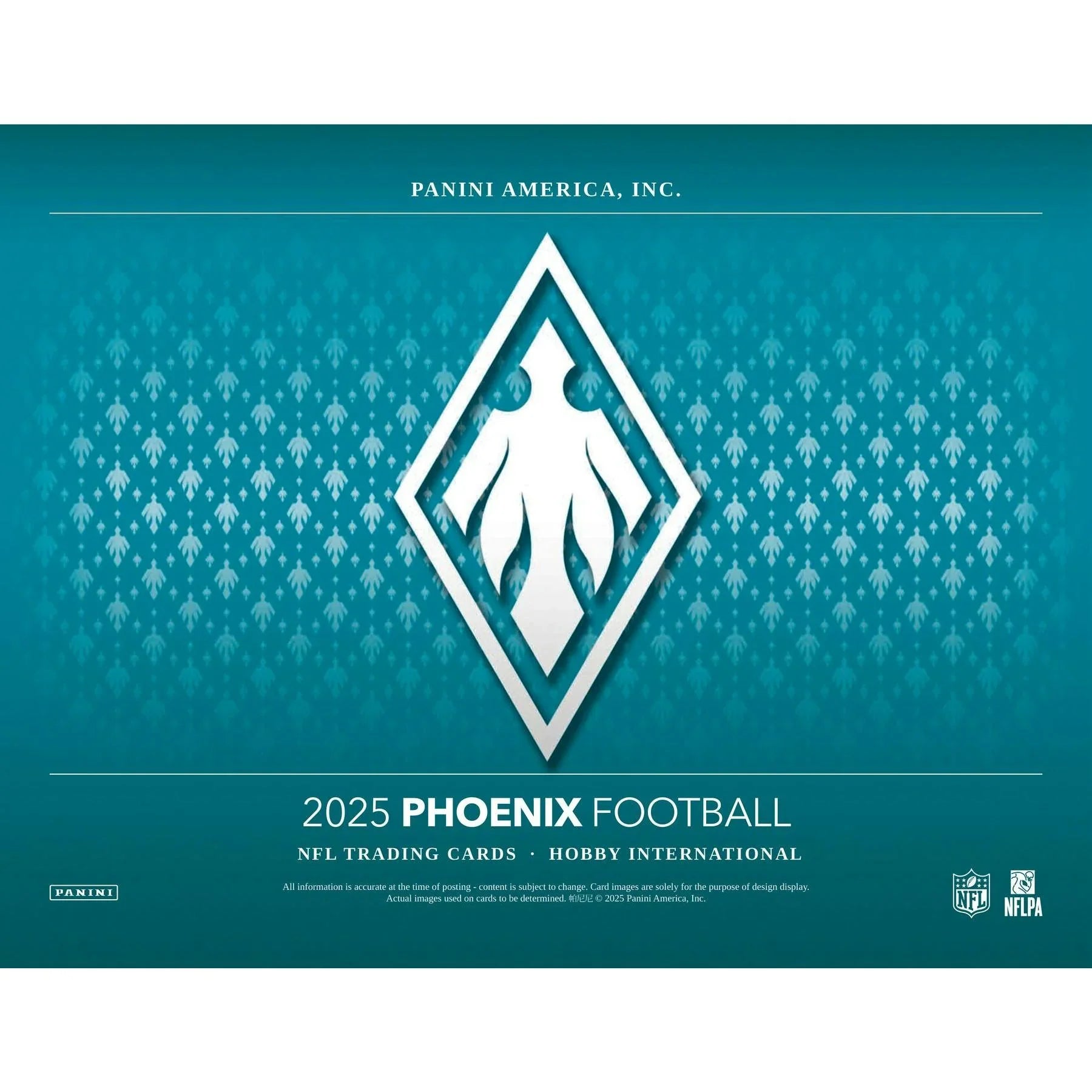 2025 Panini Phoenix Football Hobby International Mega Box (Ships Sealed Only)