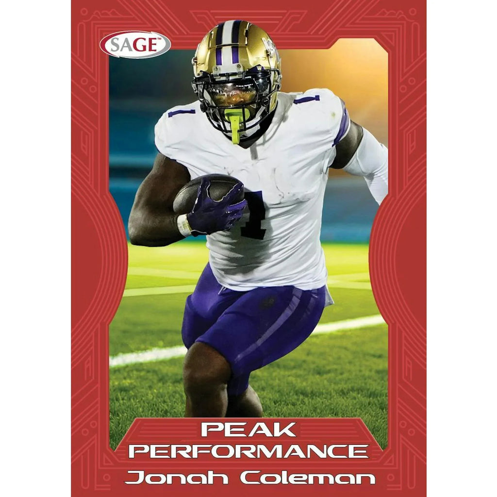 2026 Sage Low Series Football Hobby Box (Ships Sealed Only)