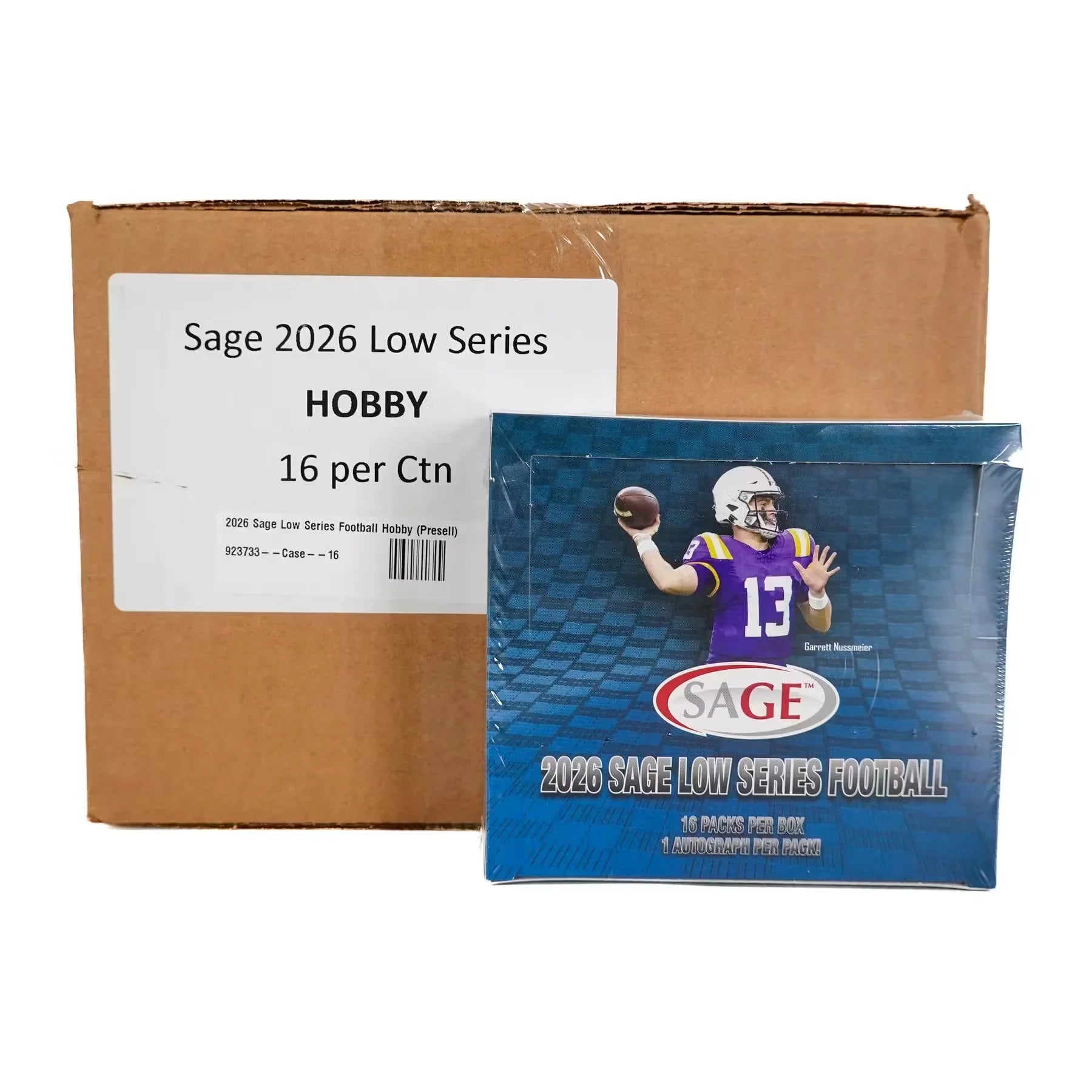 2026 Sage Low Series Football Hobby 16 Box Case (Ships Sealed Only) - D
