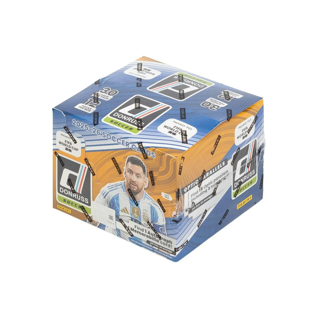 2025 26 Panini Donruss Road to FIFA World Cup Soccer Hobby Box (Ships Sealed Only)