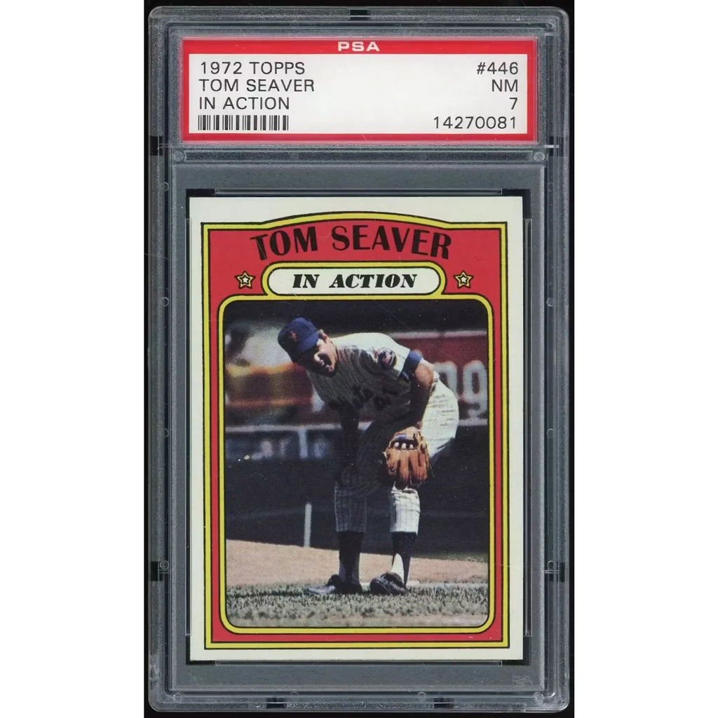 Tom Seaver 1972 Topps #446 IA Card | PSA 7