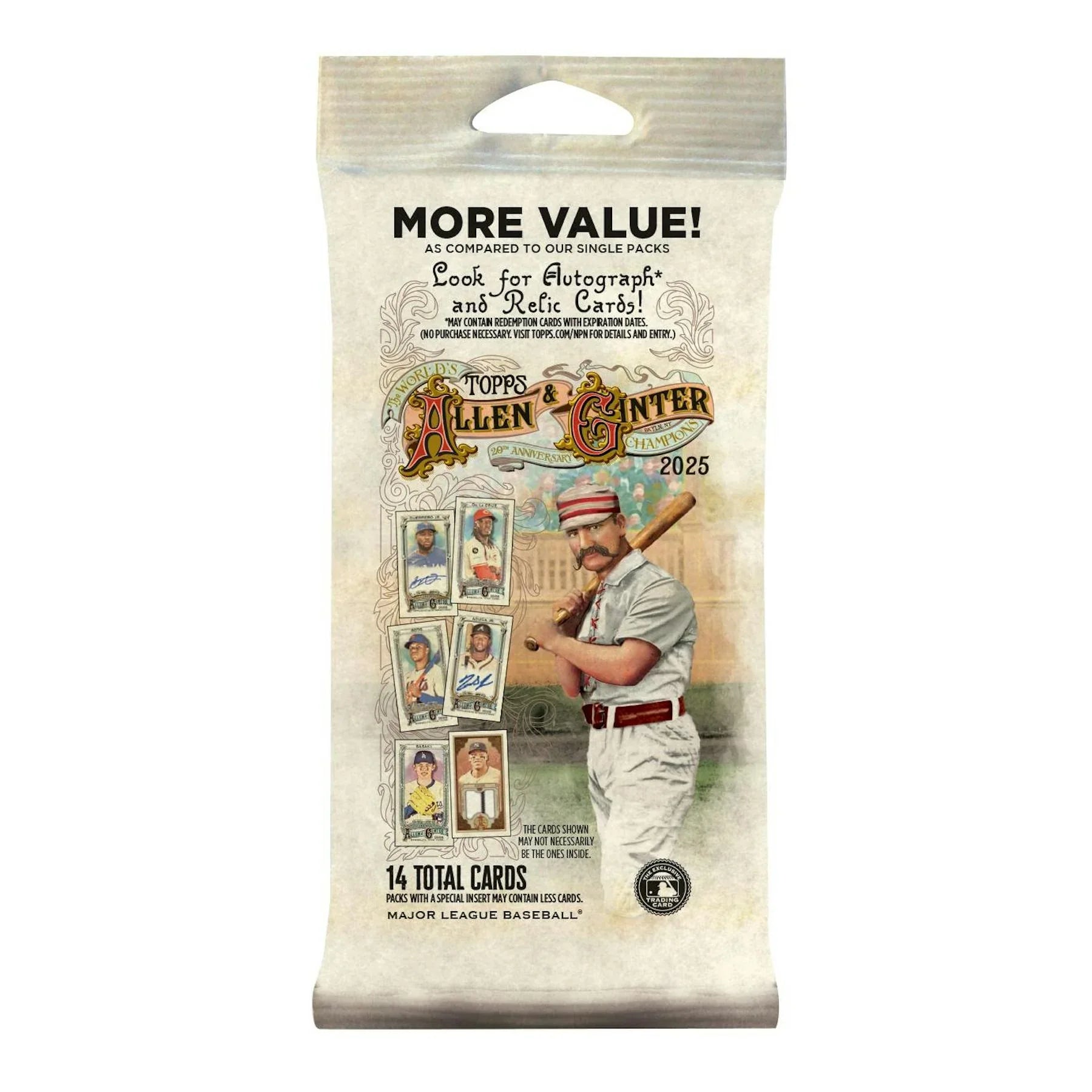 2025 Topps Allen Ginter Baseball Jumbo Value Pack Case 108 Ct (Ships Sealed Only)