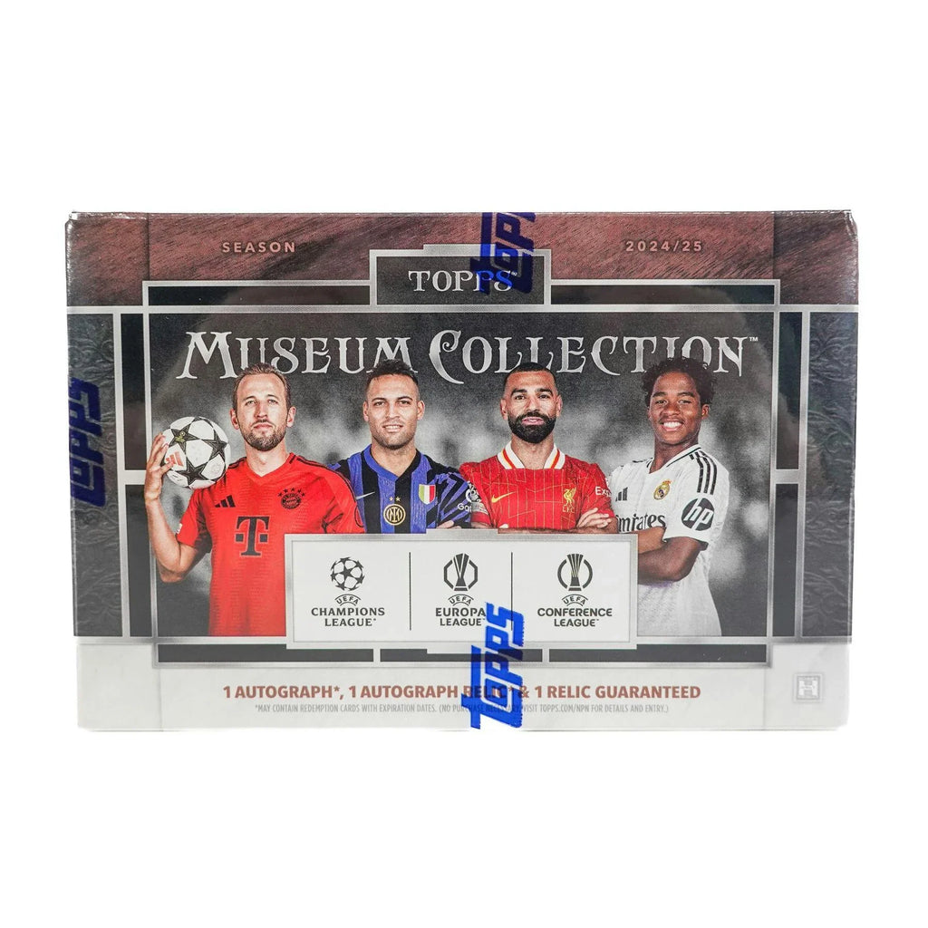 2024 25 Topps UEFA Club Competitions Museum Collection Hobby Box (Ships Sealed Only) - D