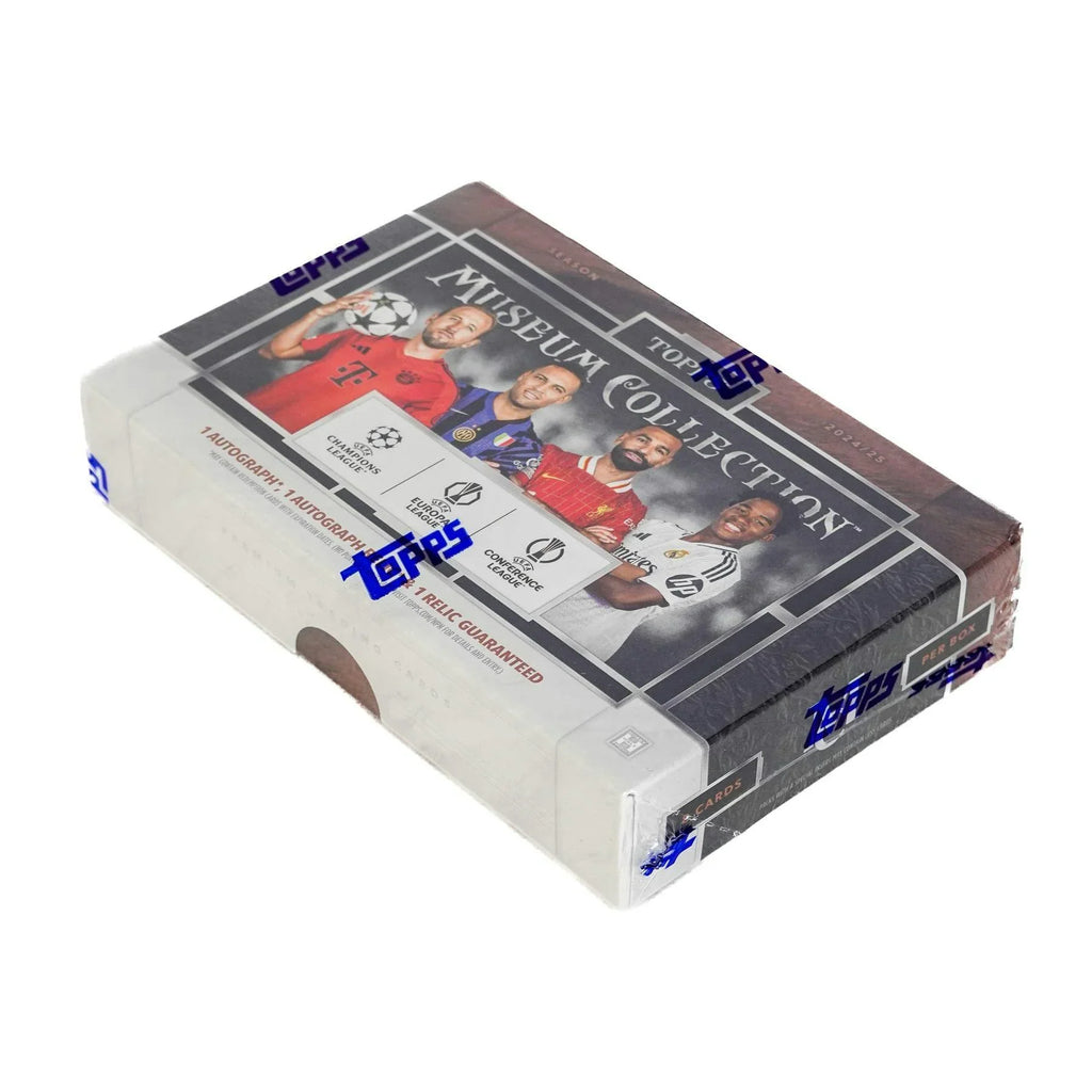 2024 25 Topps UEFA Club Competitions Museum Collection Hobby Box (Ships Sealed Only) - D
