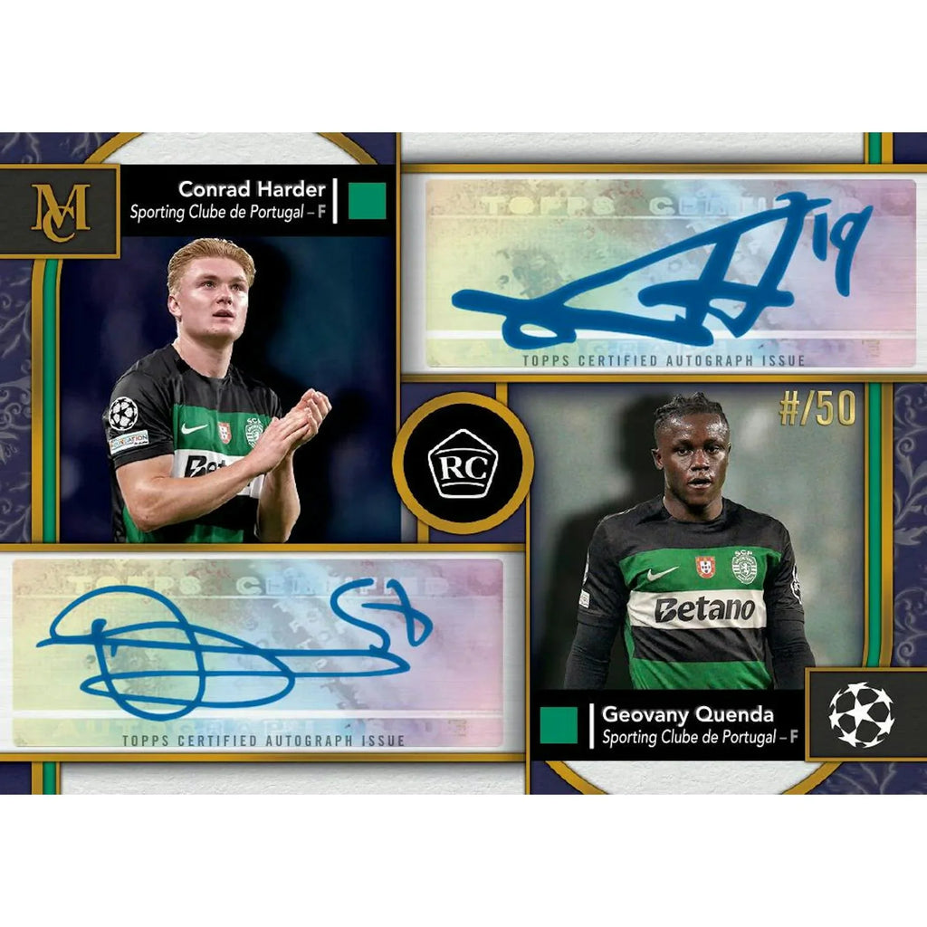 2024 25 Topps UEFA Club Competitions Museum Collection Hobby Box (Ships Sealed Only) - D