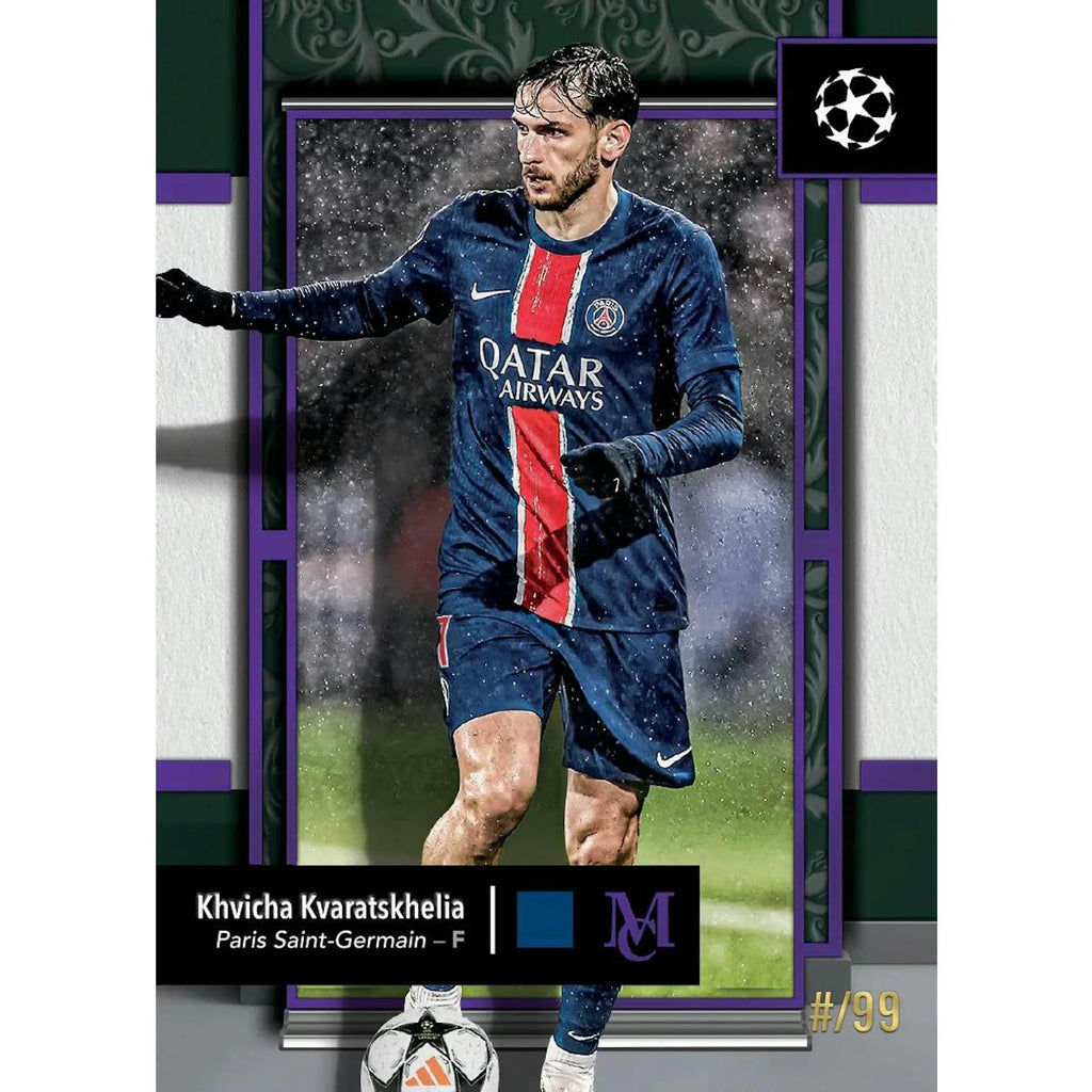 2024 25 Topps UEFA Club Competitions Museum Collection Hobby Box (Ships Sealed Only) - D