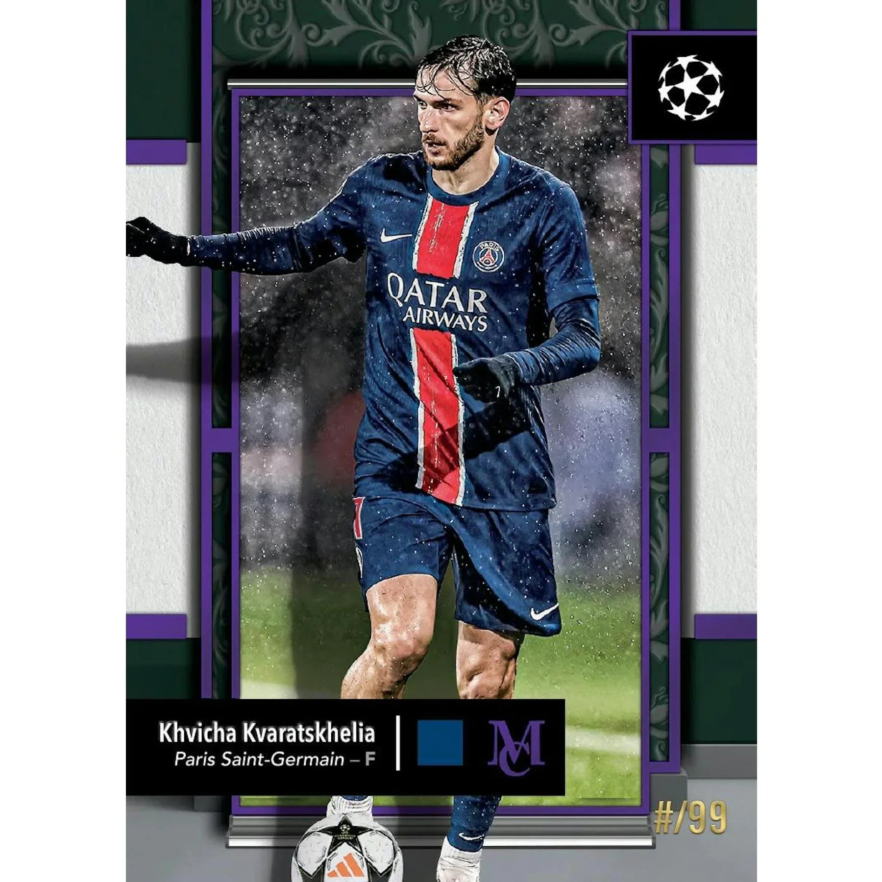 2024 25 Topps UEFA Club Competitions Museum Collection Hobby Box (Ships Sealed Only) - D