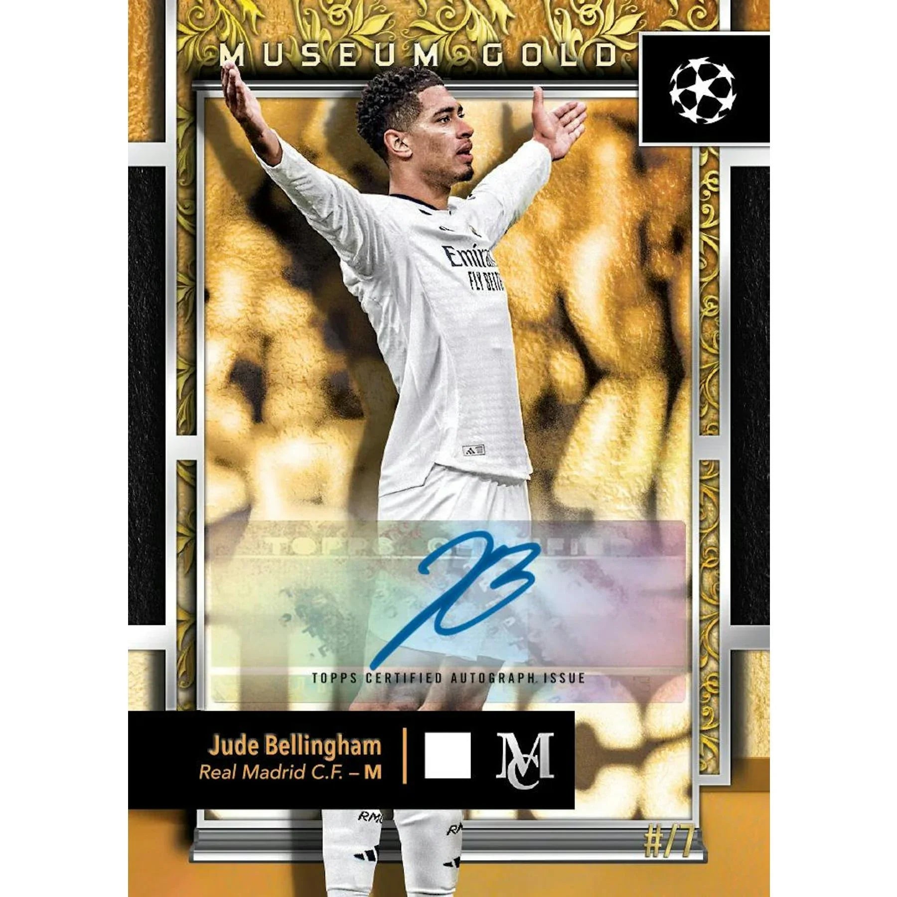 2024 25 Topps UEFA Club Competitions Museum Collection Hobby Box (Ships Sealed Only) - D