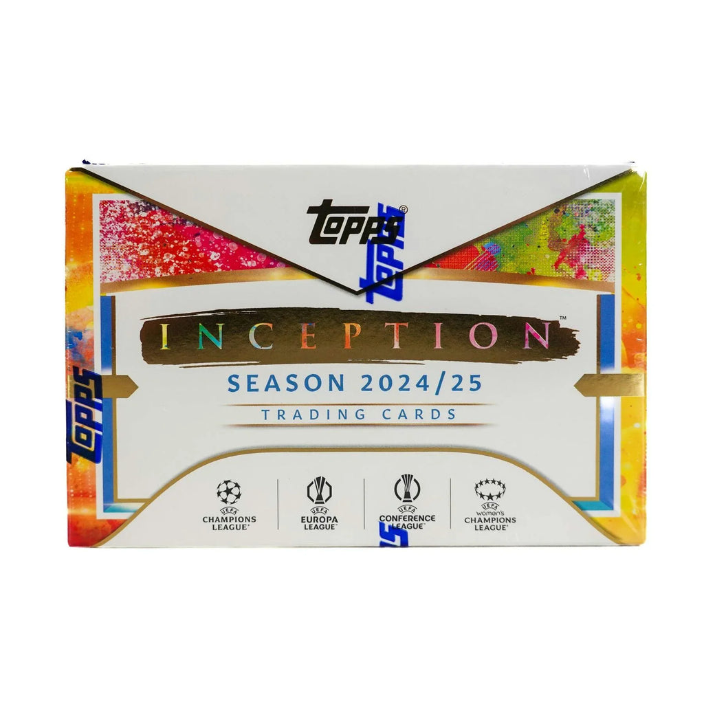 2024 25 Topps Inception UEFA Club Competitions Soccer Hobby Box (Ships Sealed Only)