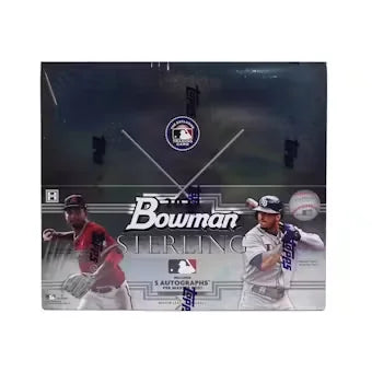 2022 Bowman Sterling Baseball Hobby Box (Ships Sealed Only)