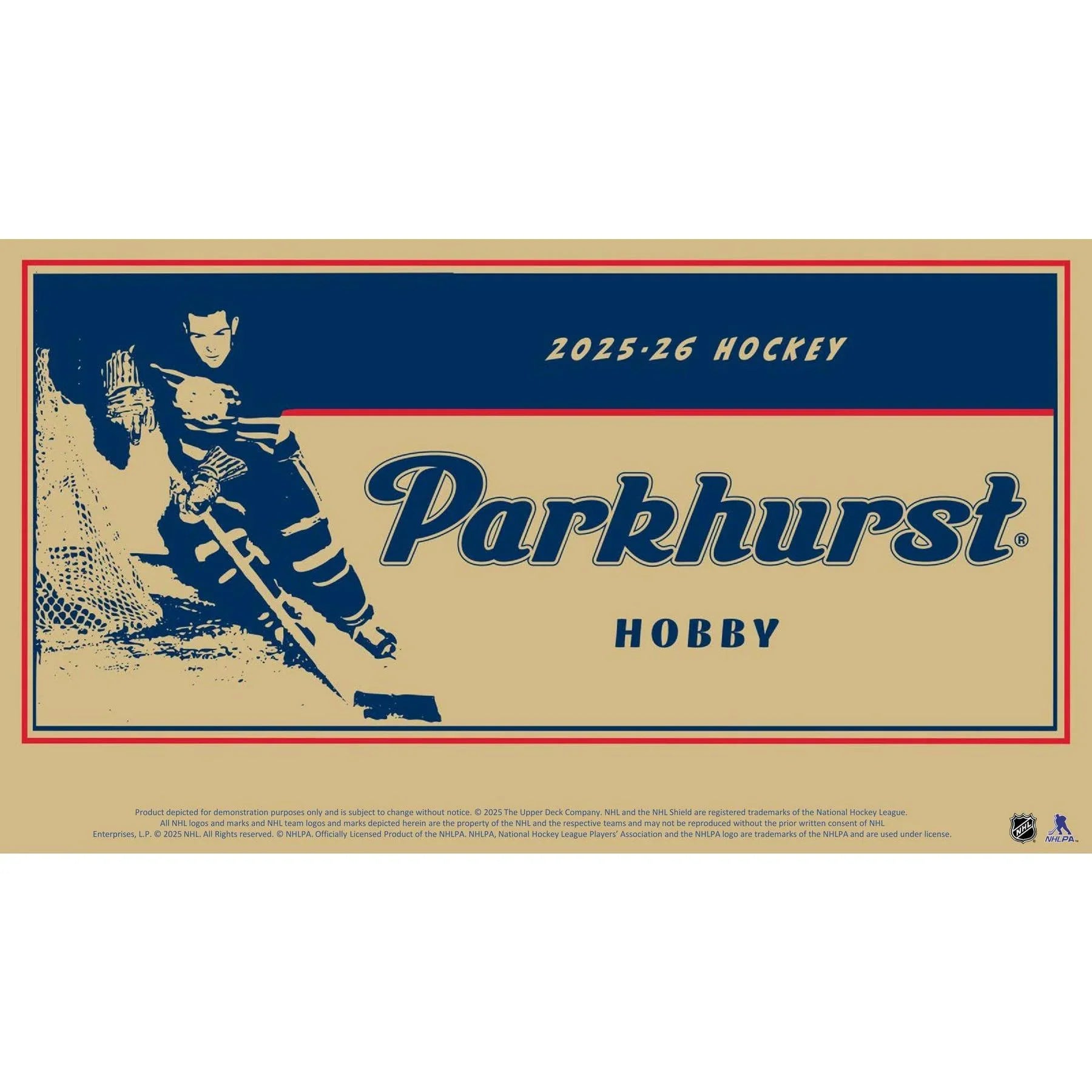 2025 26 Upper Deck Parkhurst Hockey Hobby 12 Box Case Presell Releases Jul 1st 2026 (Ships Sealed Only)