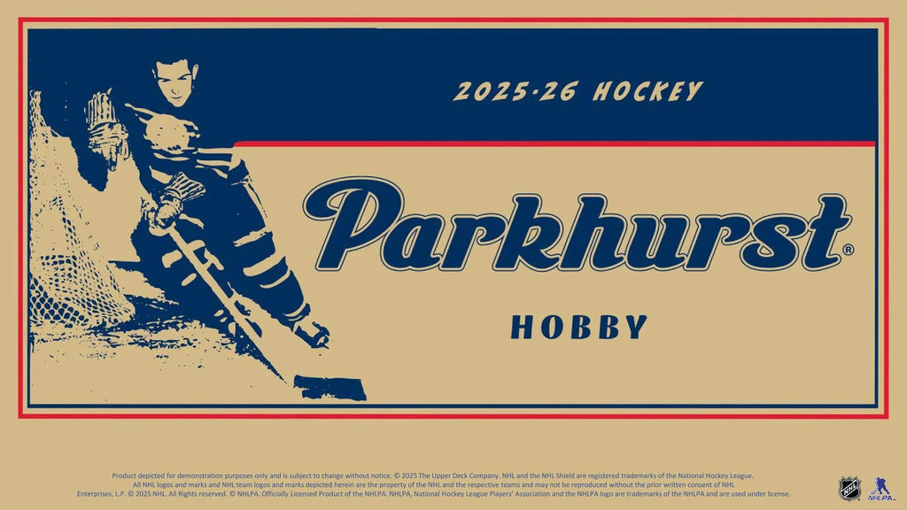 2025 26 Upper Deck Parkhurst Hockey Hobby 12 Box Case Presell Releases Jul 1st 2026 (Ships Sealed Only)