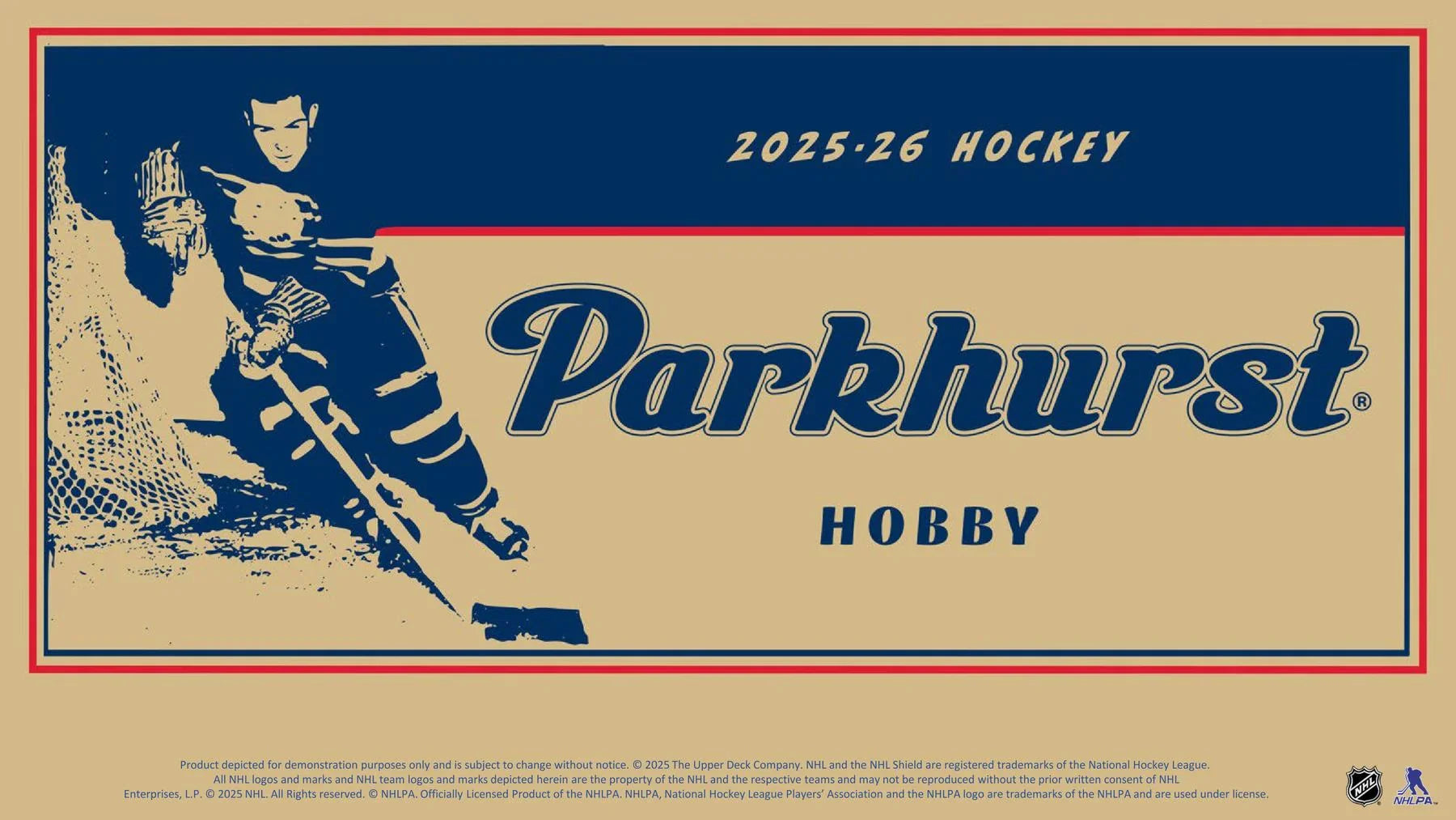 2025 26 Upper Deck Parkhurst Hockey Hobby 12 Box Case Presell Releases Jul 1st 2026 (Ships Sealed Only)