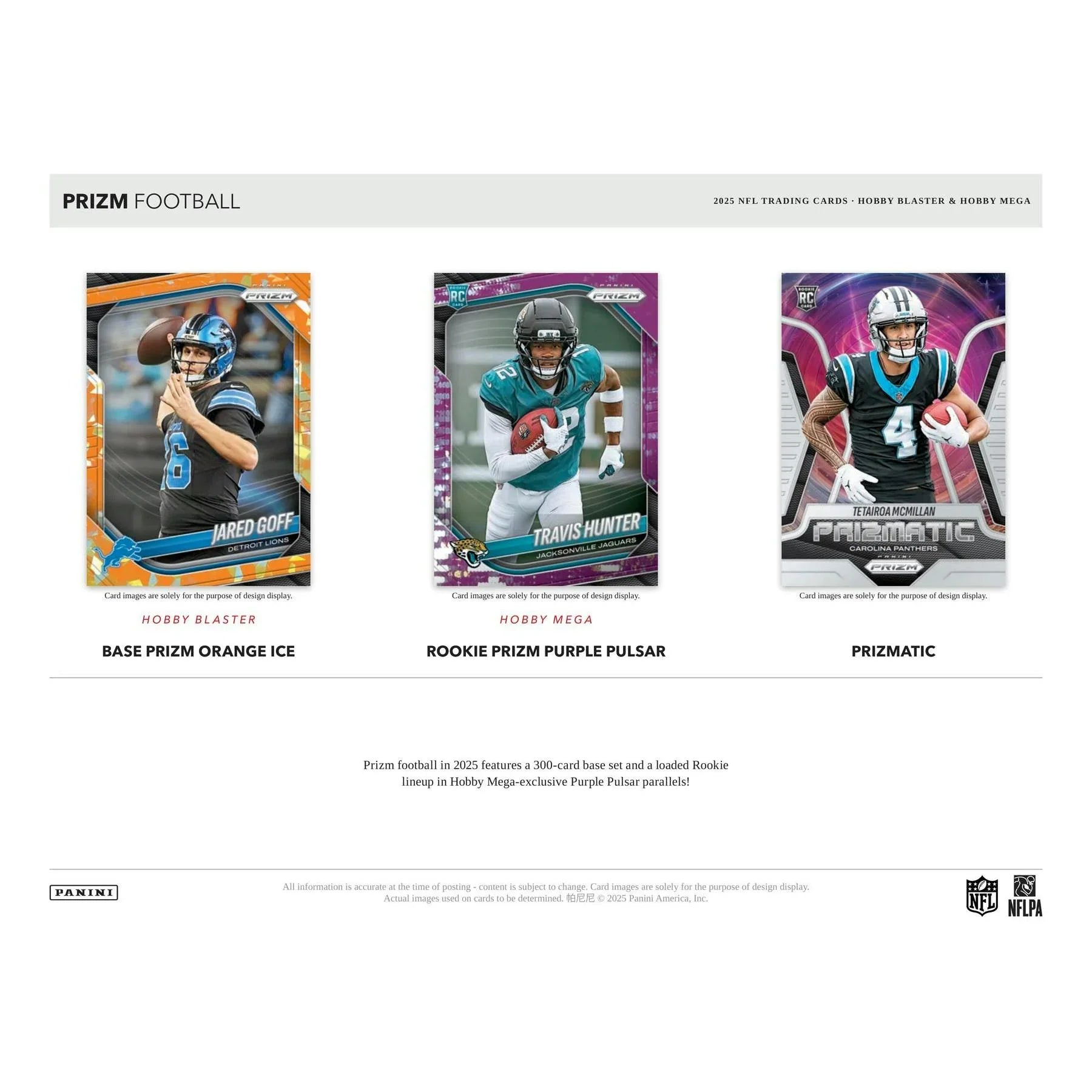 2025 Panini Prizm Football Blaster Hobby Box (Ships Sealed Only)