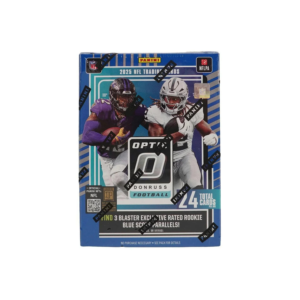 Panini Donruss 2025 Optic Football Blaster Hobby 20 Box Case Blue Scope Parallels (Ships Sealed Only)