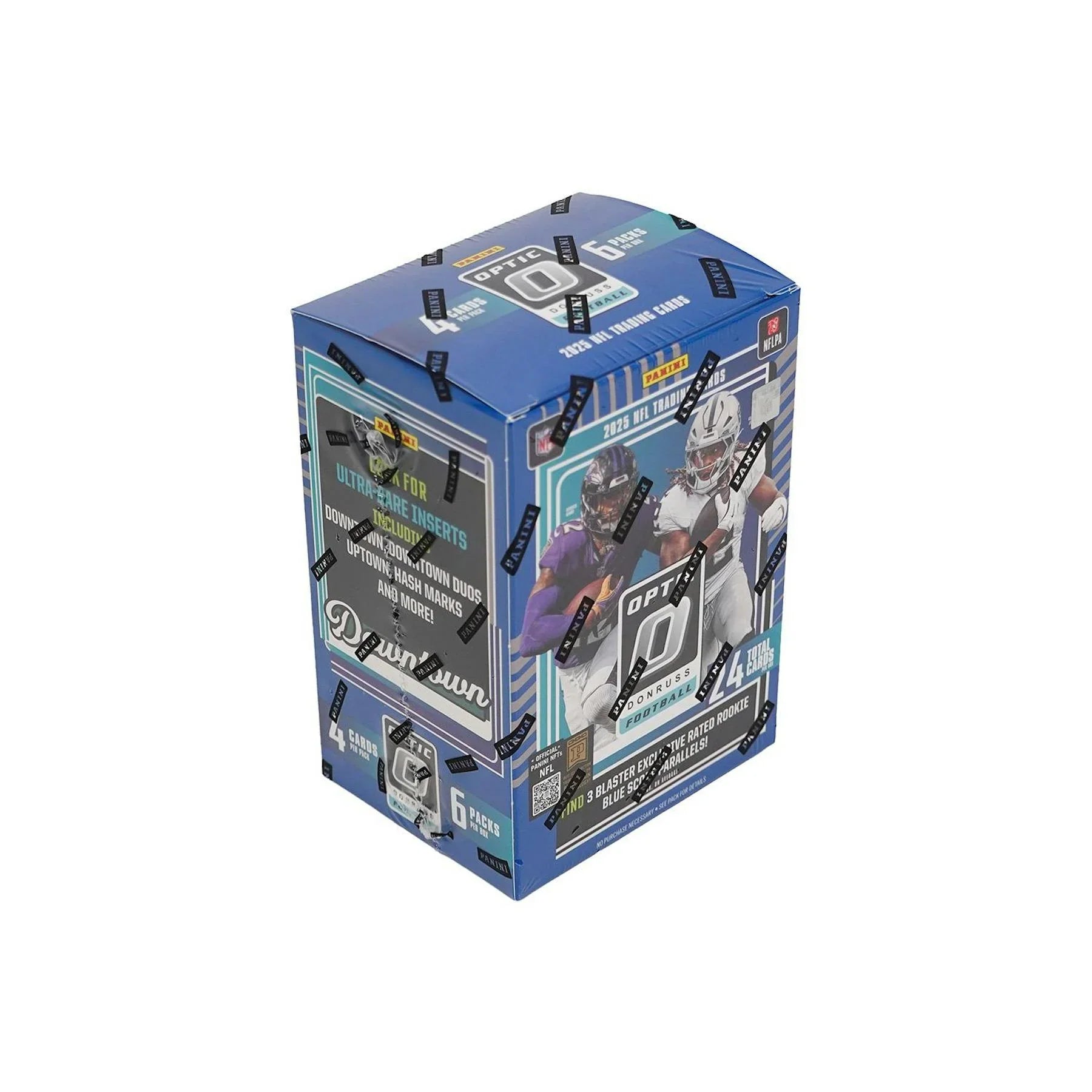 Panini Donruss 2025 Optic Football Blaster Hobby 20 Box Case Blue Scope Parallels (Ships Sealed Only)