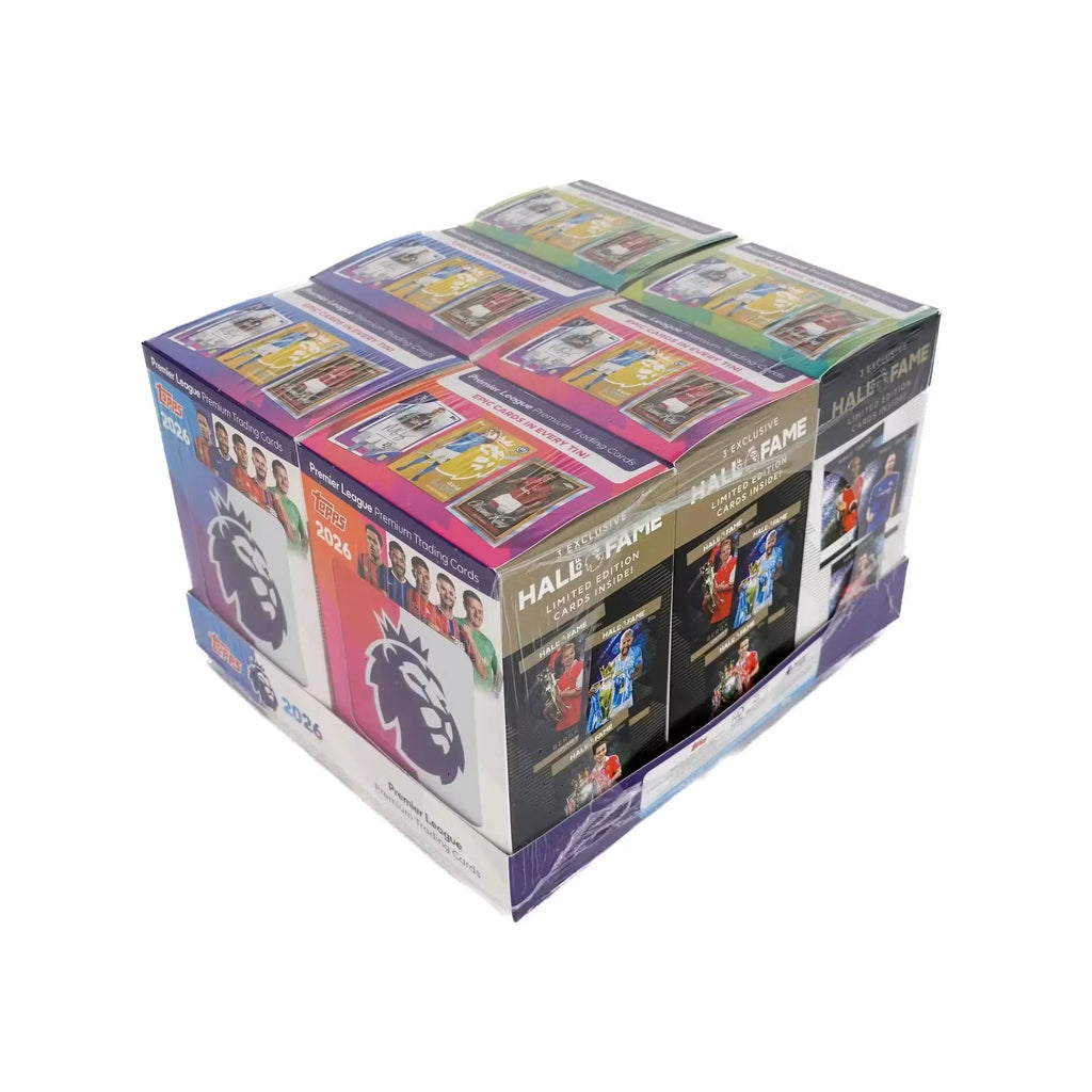 2026 Topps Premier League EPL Soccer Super 6 Tin Box (Ships Sealed Only)