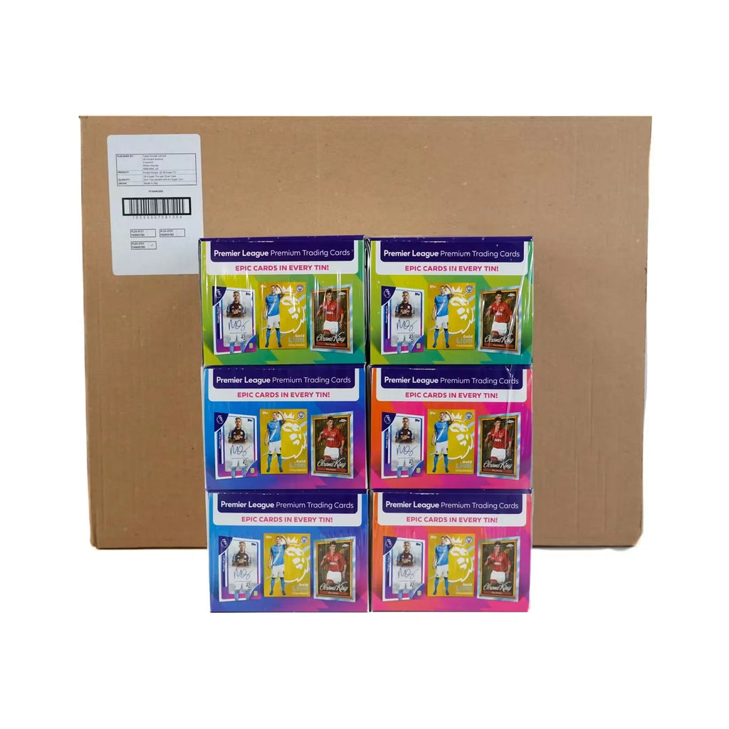 2026 Topps Premier League EPL Soccer Super 24 Tin Case (Ships Sealed Only)