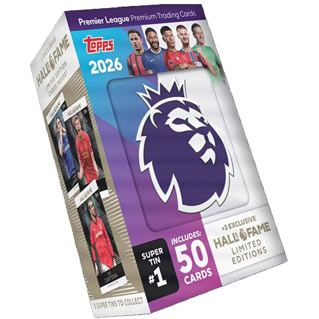 2026 Topps Premier League EPL Soccer Super 24 Tin Case (Ships Sealed Only)