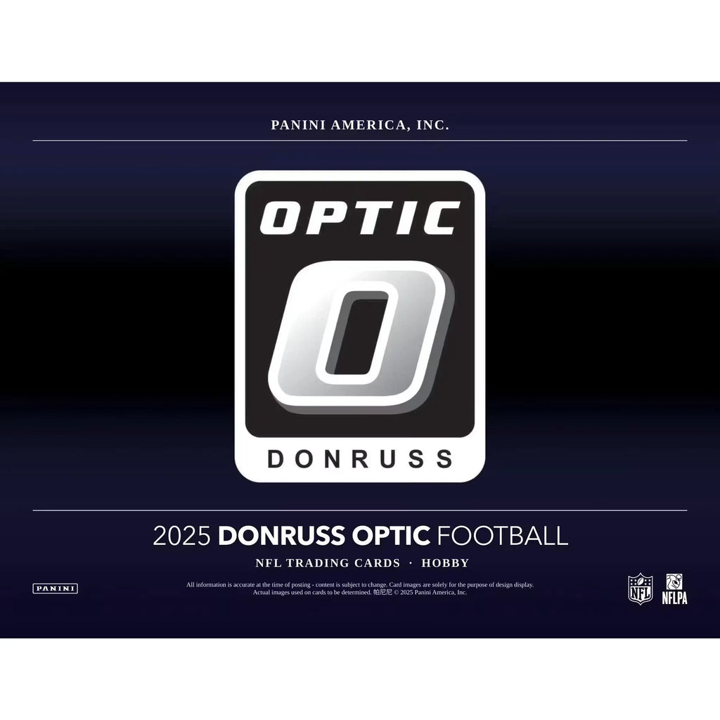 2025 Panini Donruss Optic Football Hobby Box (Ships Sealed Only) - D