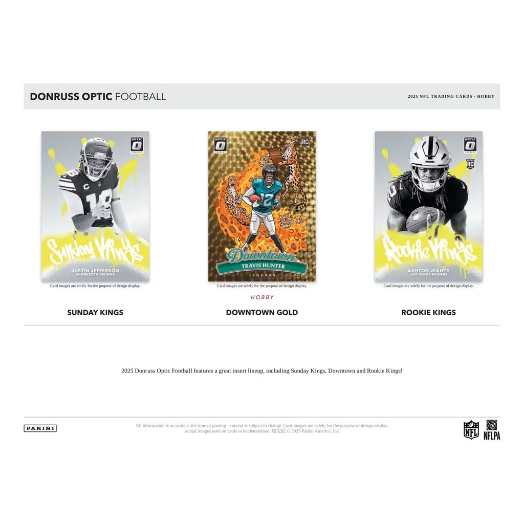 2025 Panini Donruss Optic Football Hobby Box (Ships Sealed Only) - D