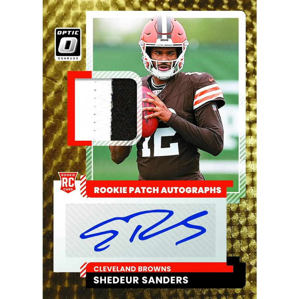2025 Panini Donruss Optic Football Hobby 12 Box Case (Ships Sealed Only) - D