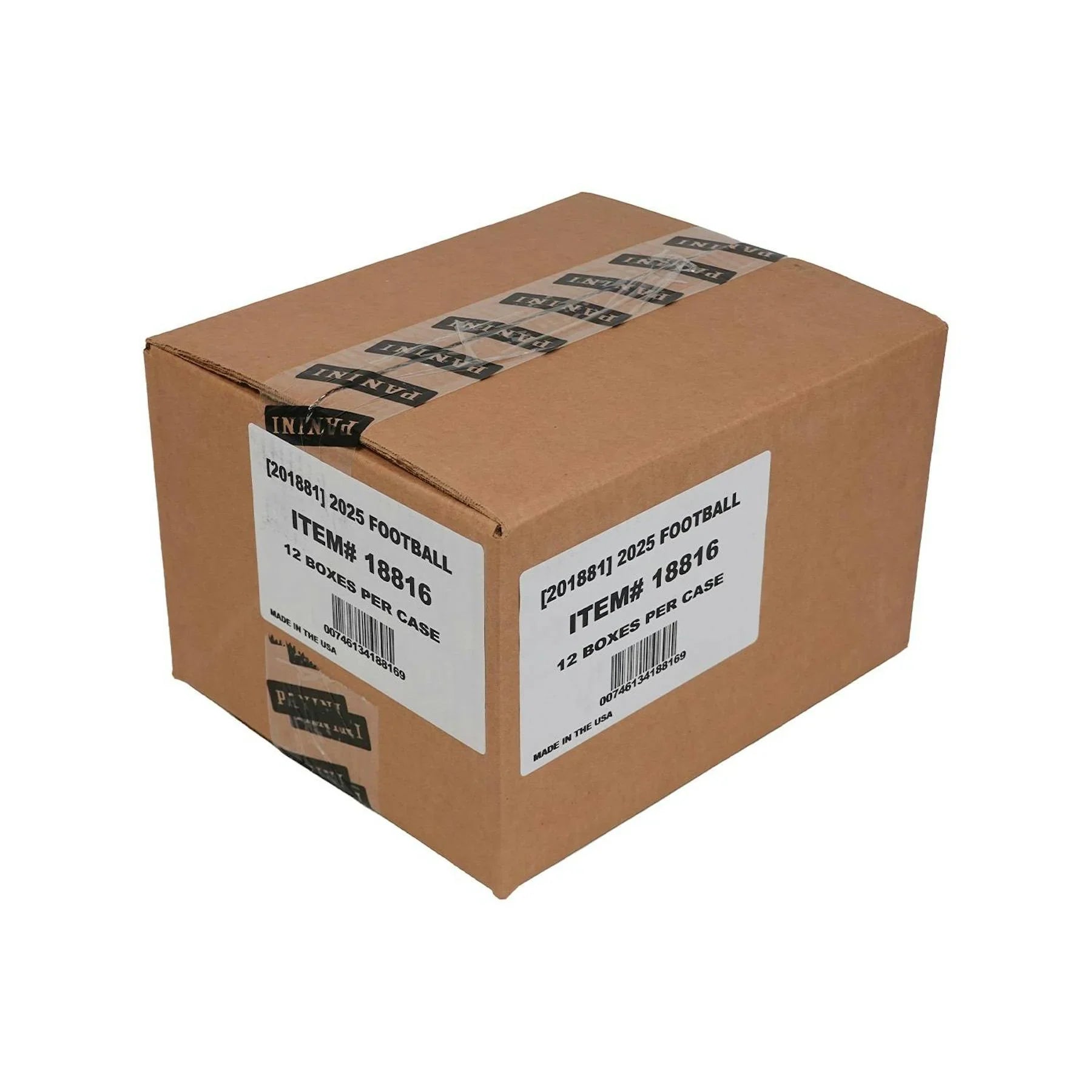 2025 Panini Donruss Optic Football Hobby 12 Box Case (Ships Sealed Only) - D