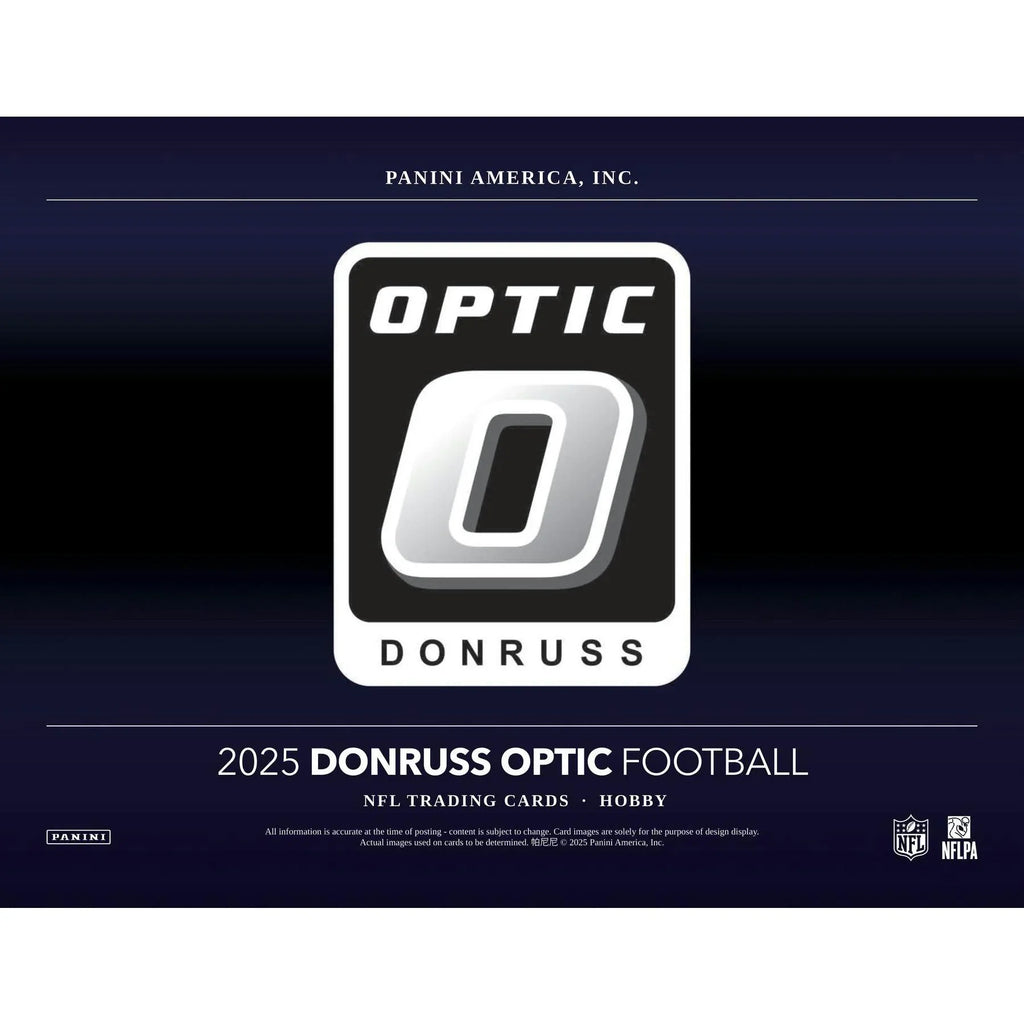 2025 Panini Donruss Optic Football Hobby 12 Box Case (Ships Sealed Only) - D