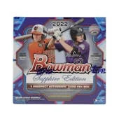 2022 Bowman Baseball Sapphire Edition Hobby Box (Ships Sealed Only)